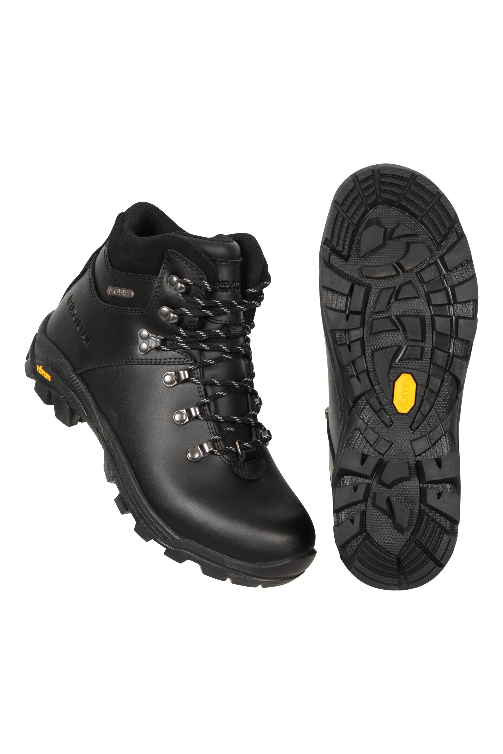 Latitude Extreme Womens Waterproof Vibram Walking Boots - Black