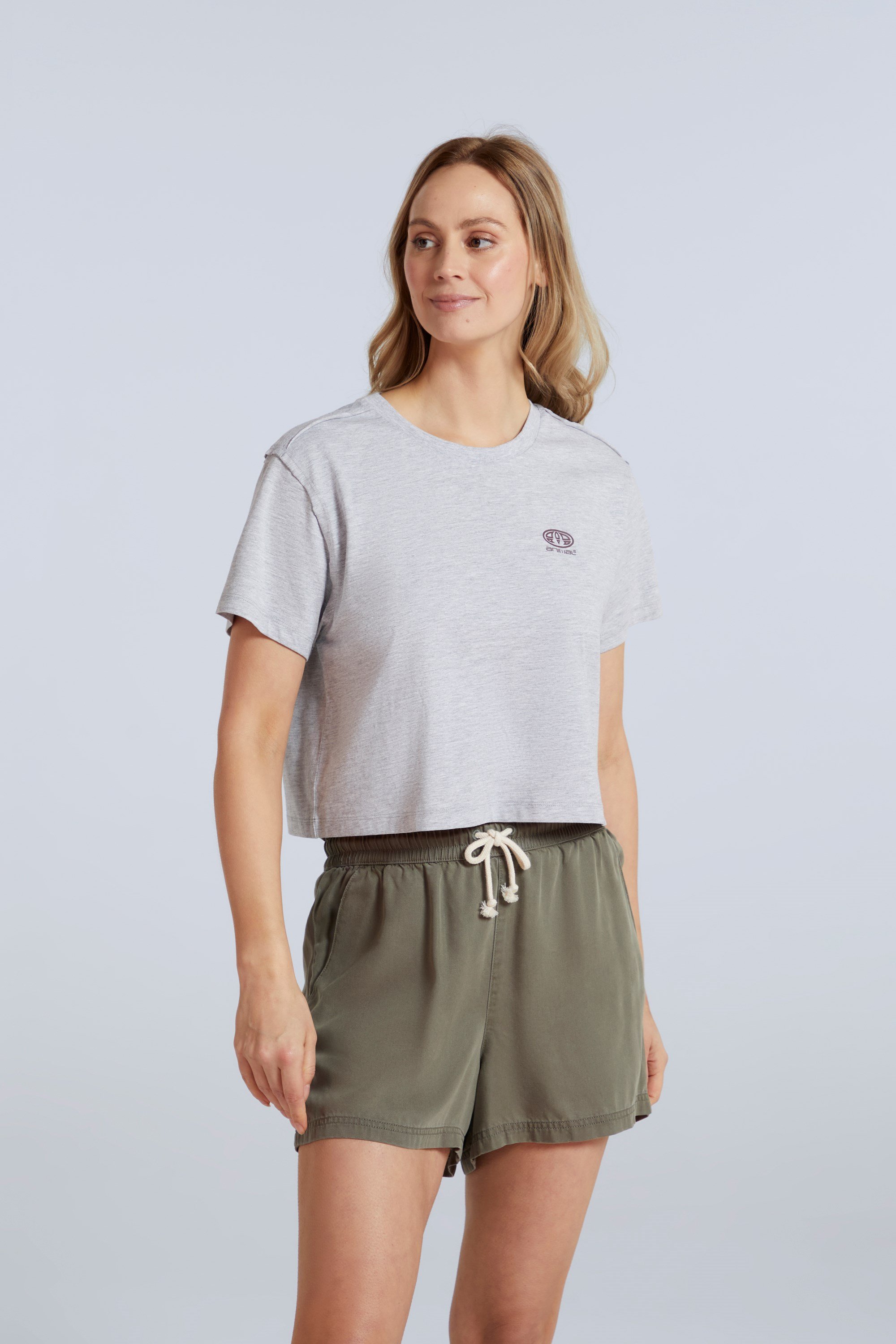 Layne Womens Organic T-shirt - Grey