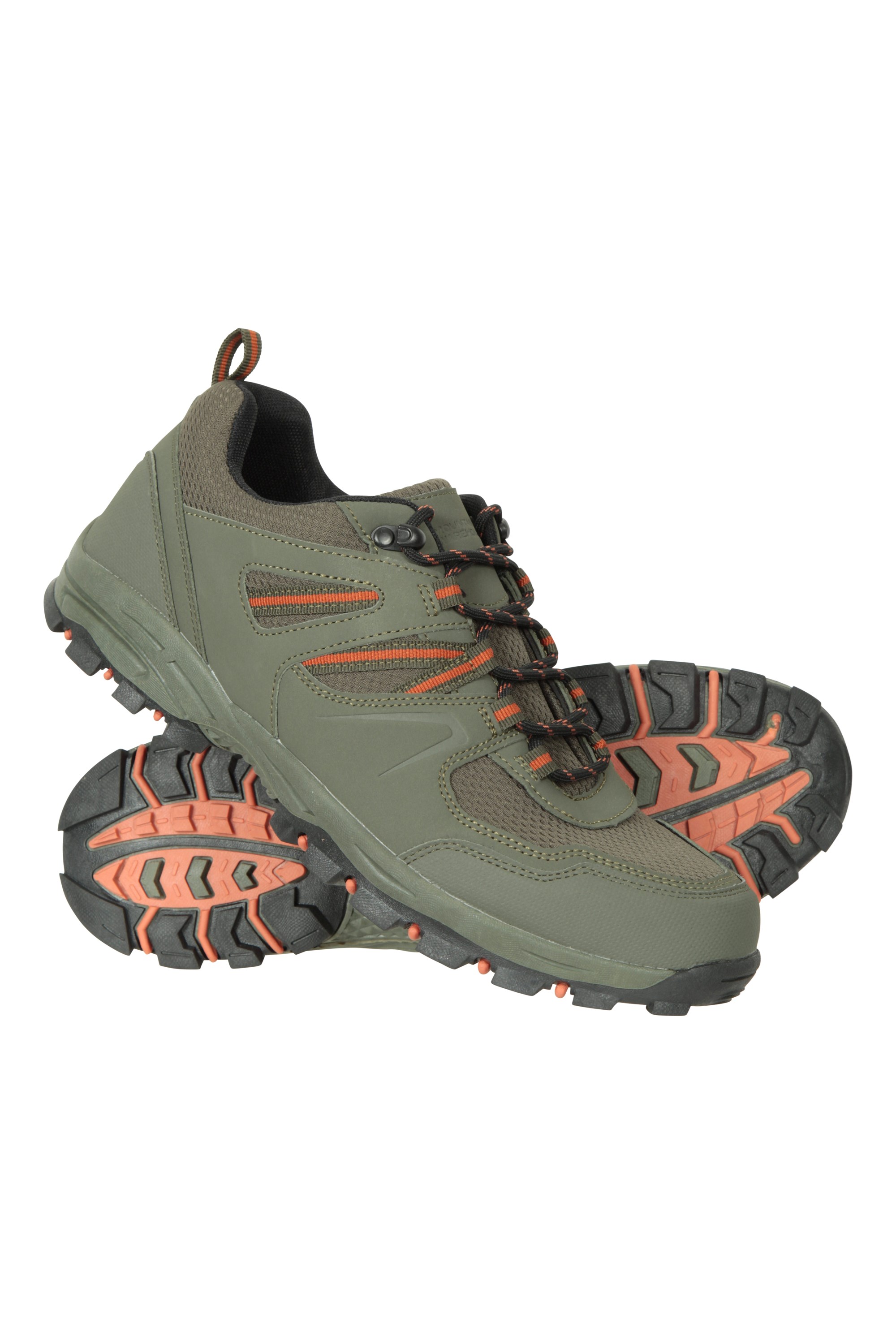 Mcleod Mens Outdoor Wide-fit Walking Shoes - Green