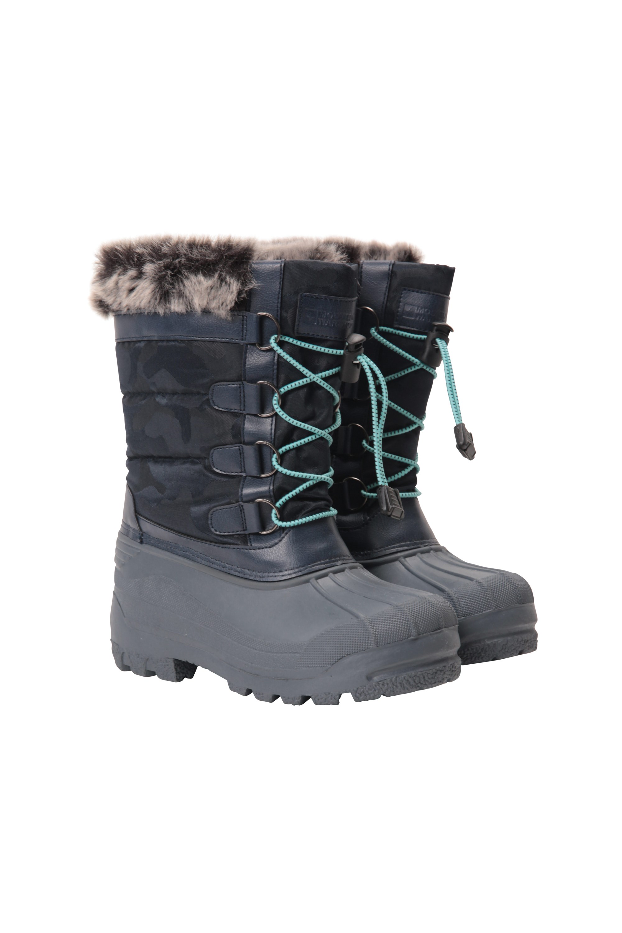 Alaska Thermal Kids Snow Boots - Navy