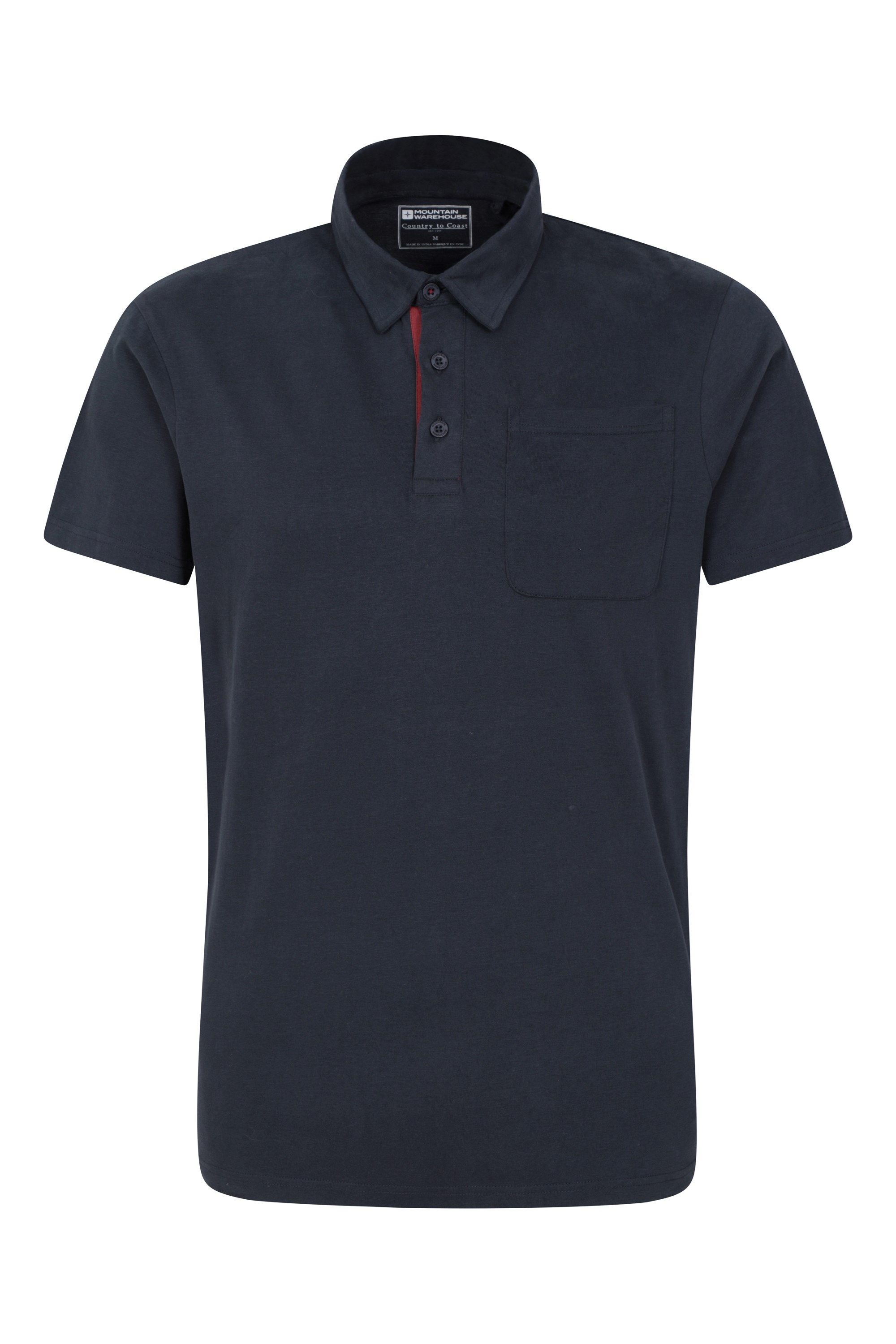 Mens Neale Supersoft Jersey Polo - Navy