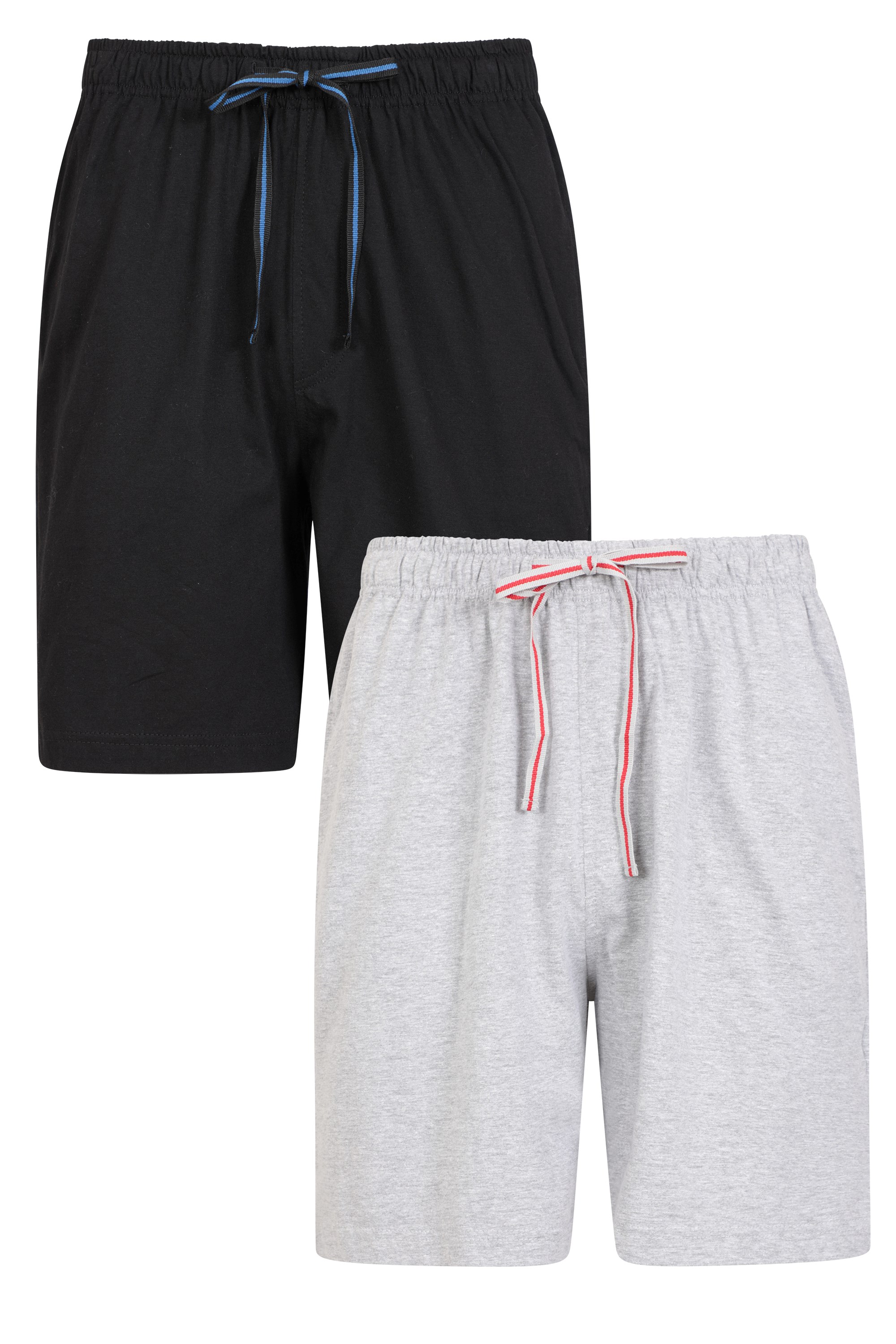 Mens Pyjama Shorts 2-pack - Black