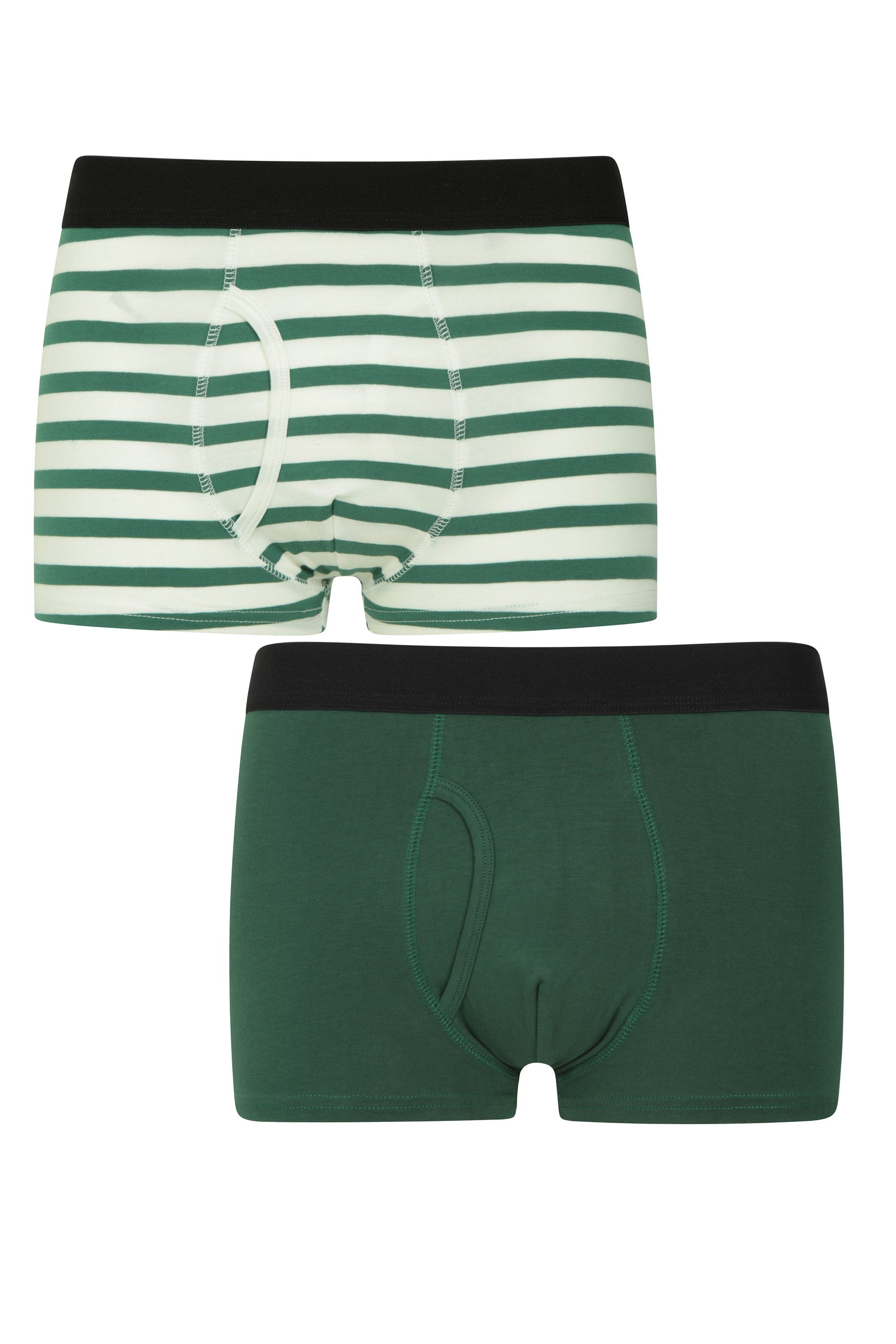 Mens Striped Boxers 2-pack - Green