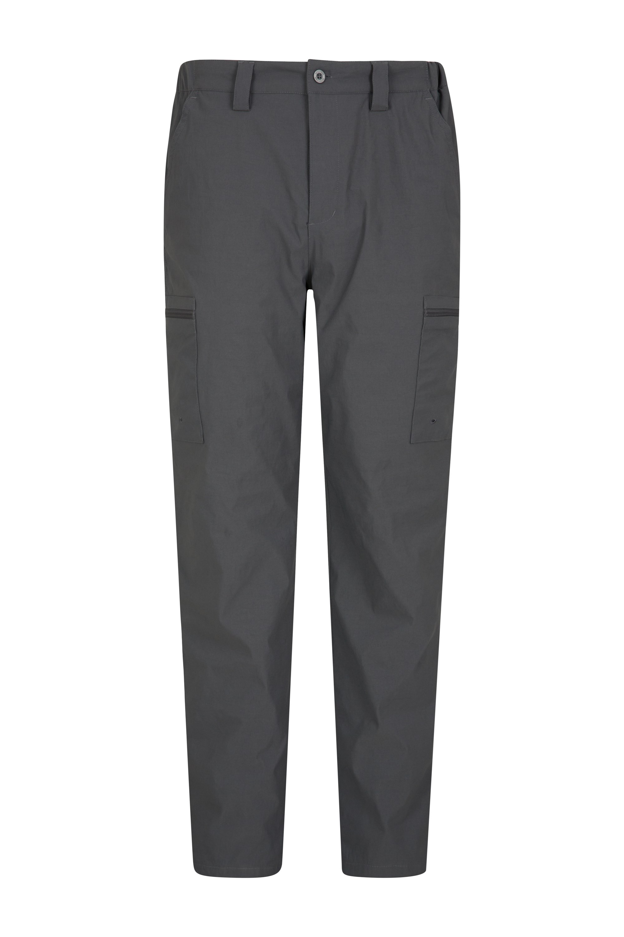 Mens Winter Trek Stretch Trousers - Short Length - Grey
