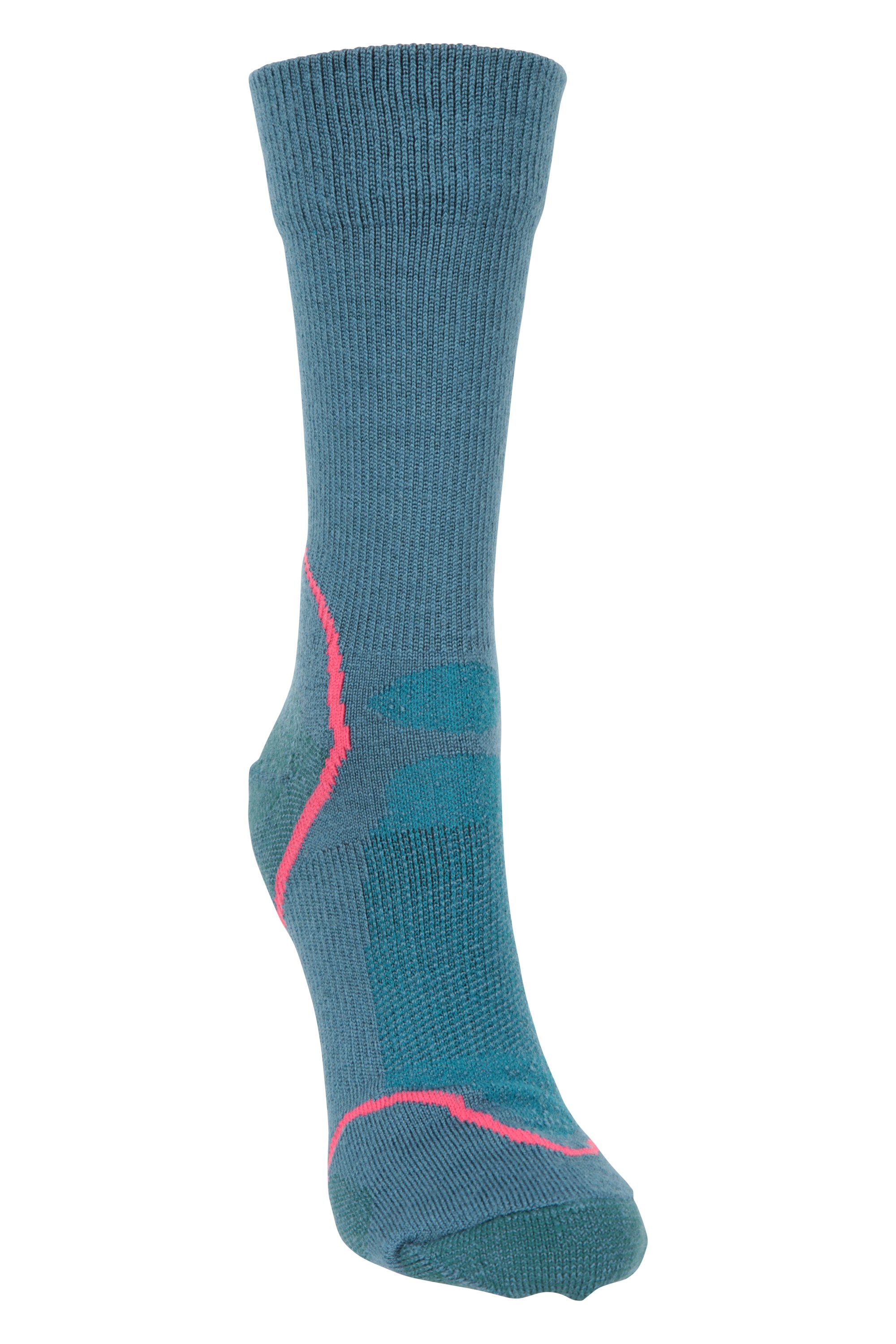 Merino Womens Mid-calf Hiker Socks - Teal