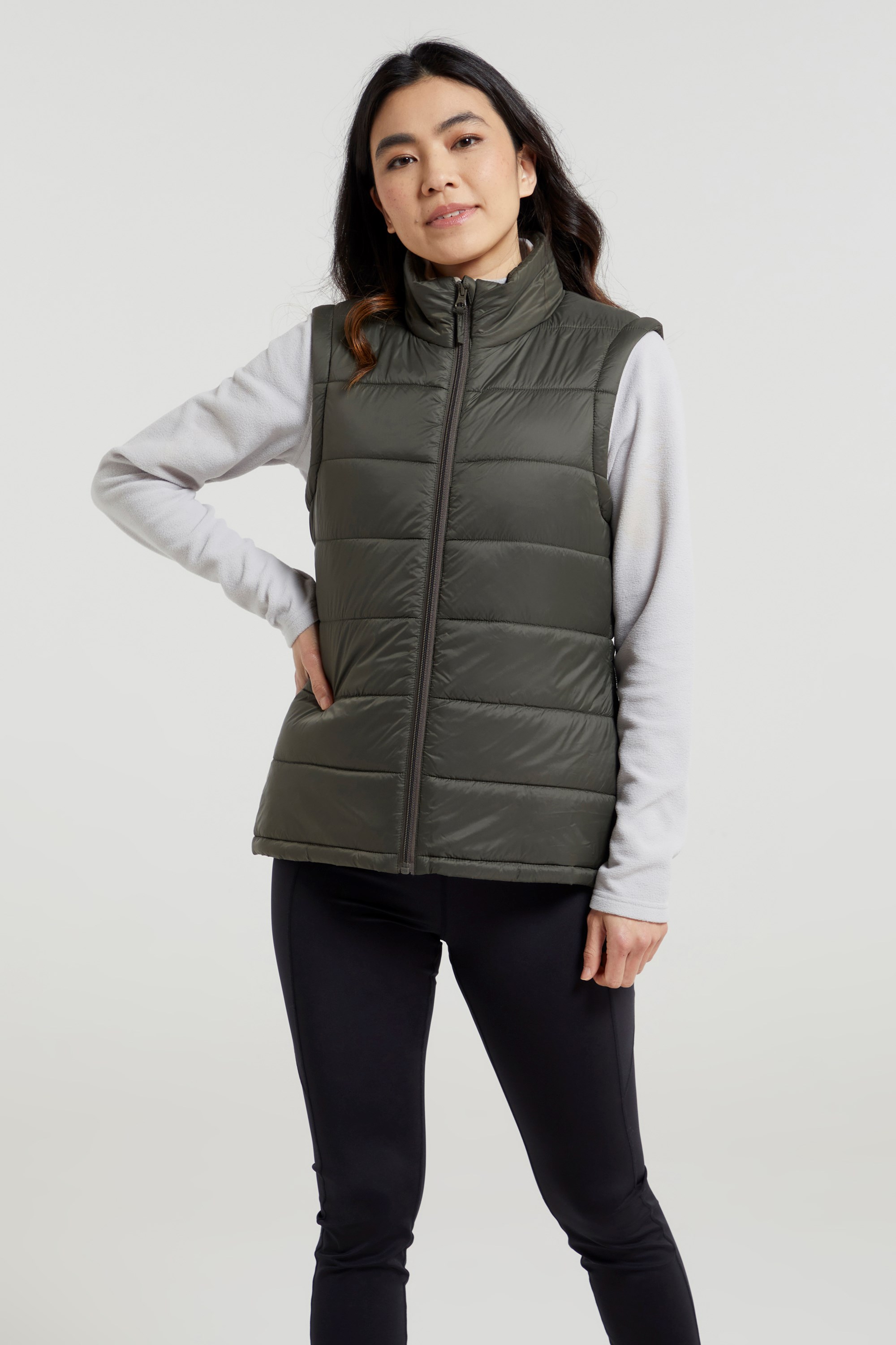 Mountain Essentials Womens Padded Gilet - Green