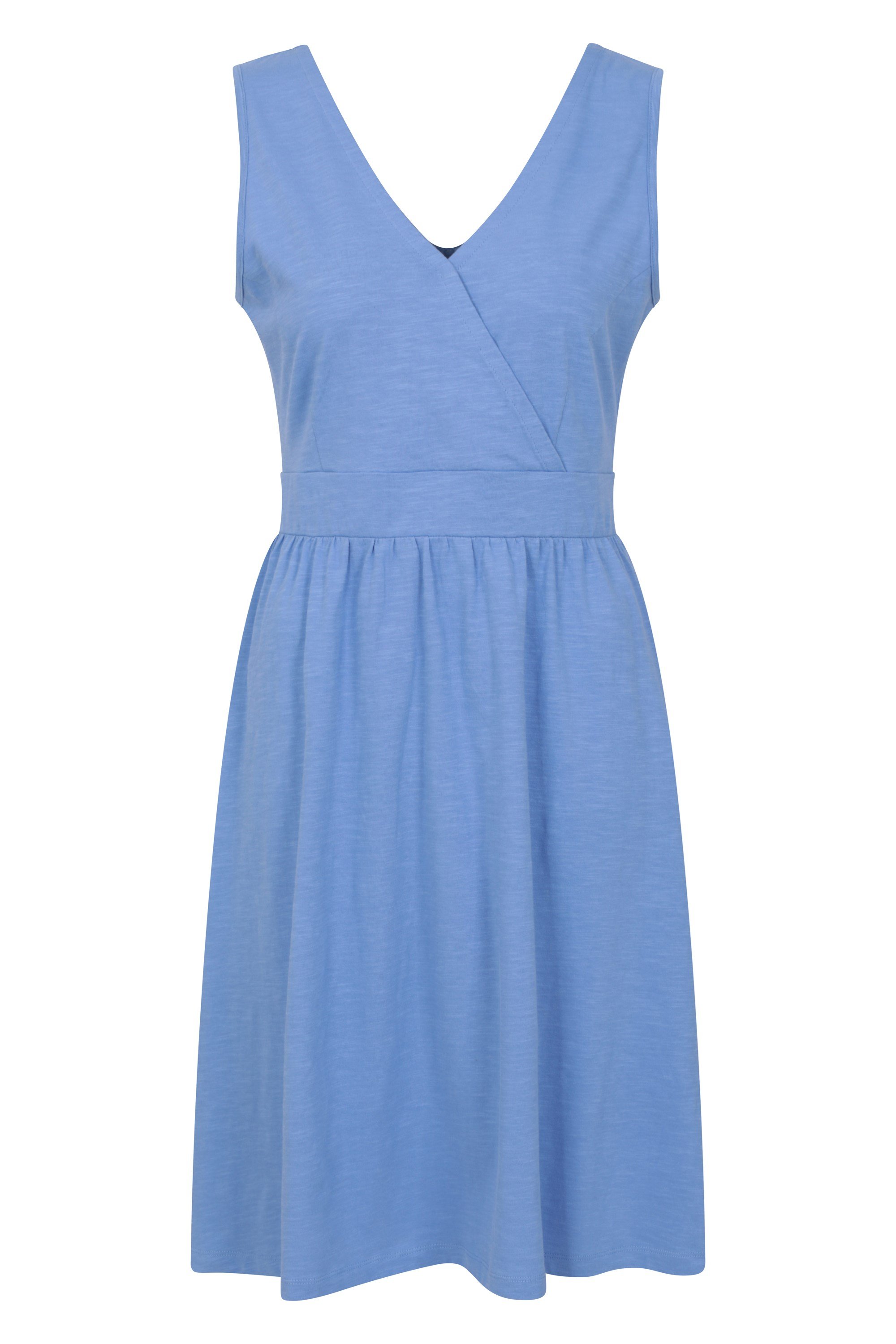 Newquay Womens Sleeveless Dress - Blue