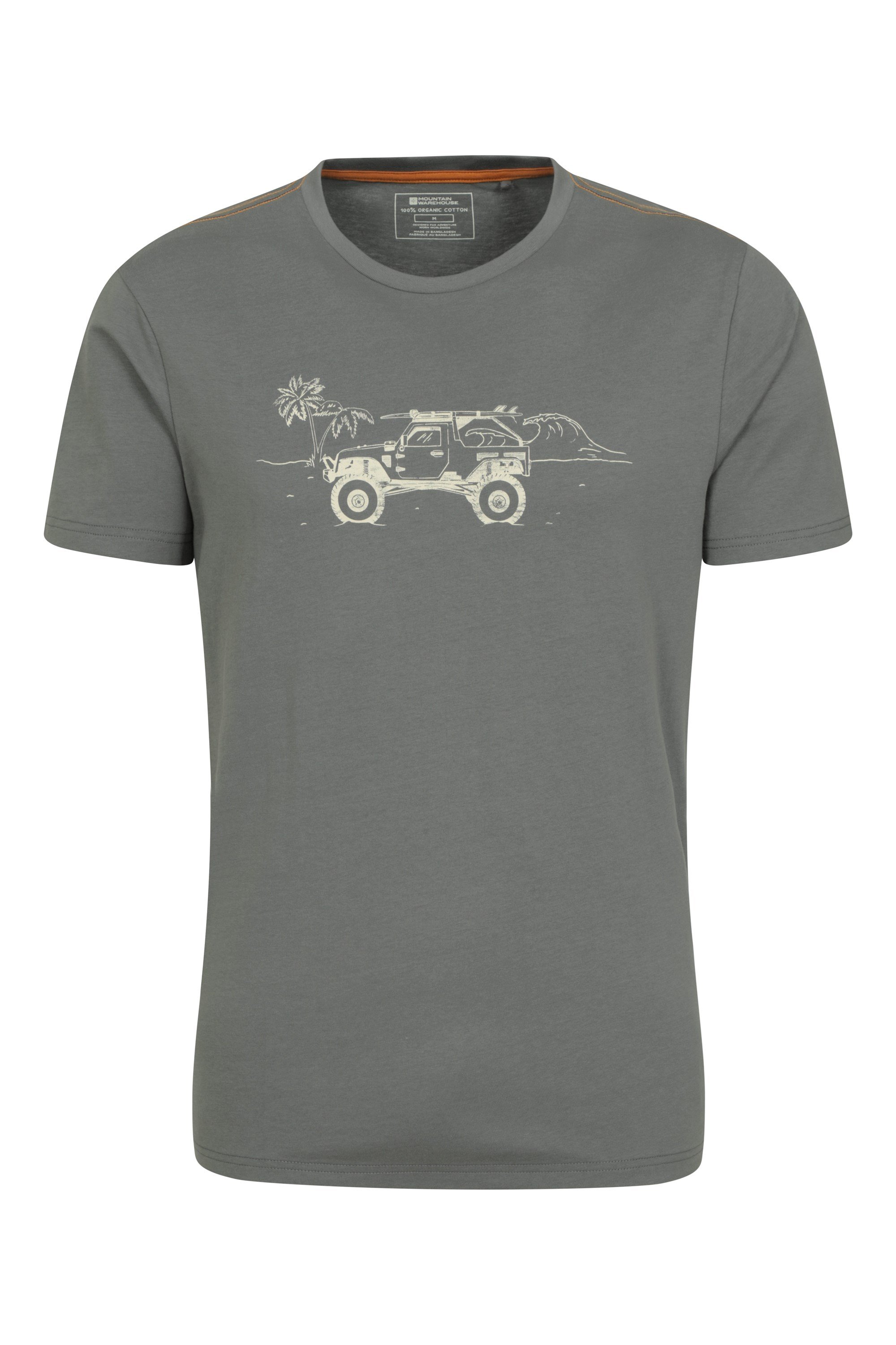 Ocean Drive Mens Organic T-shirt - Grey