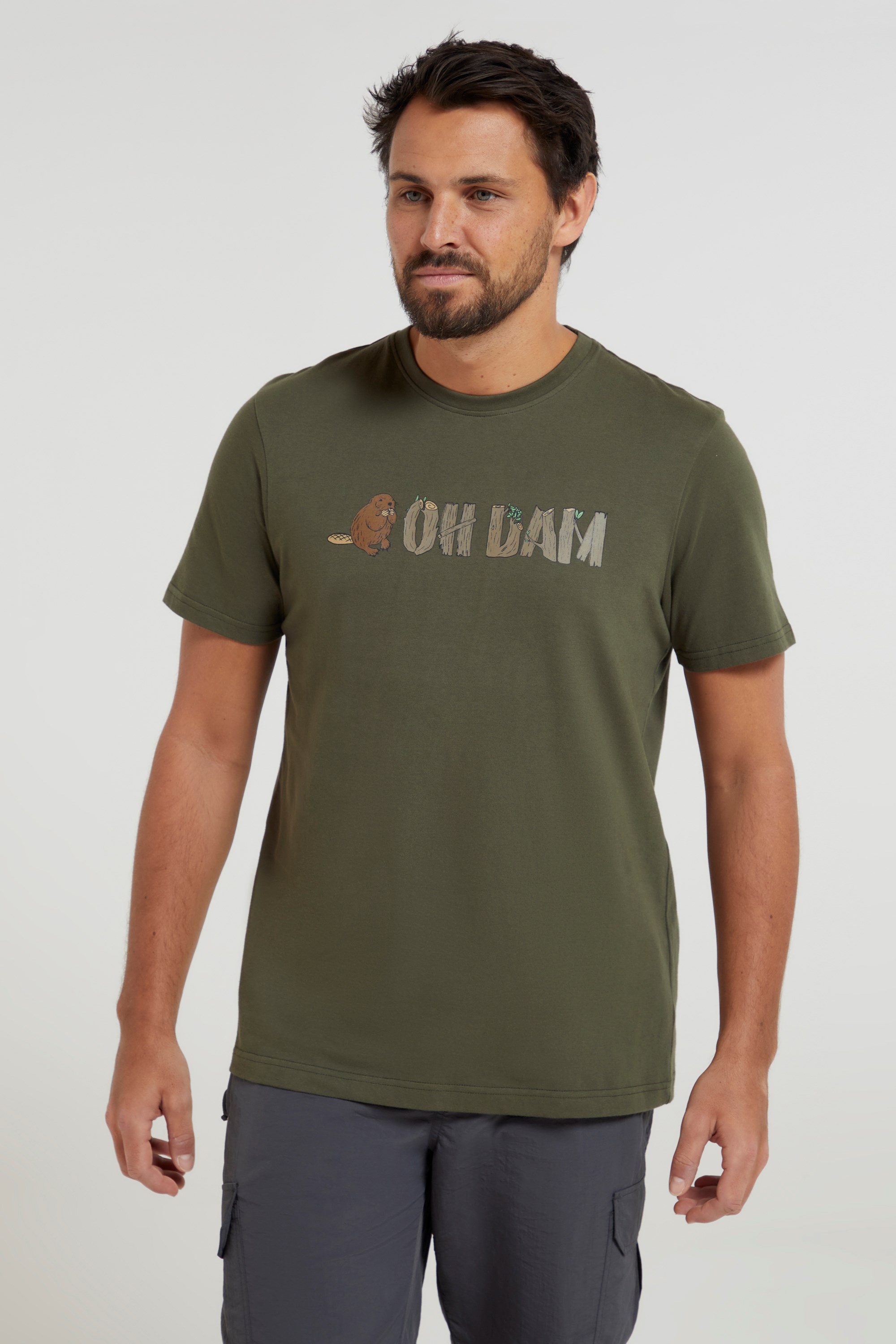 Oh Dam Mens Organic T-shirt - Green
