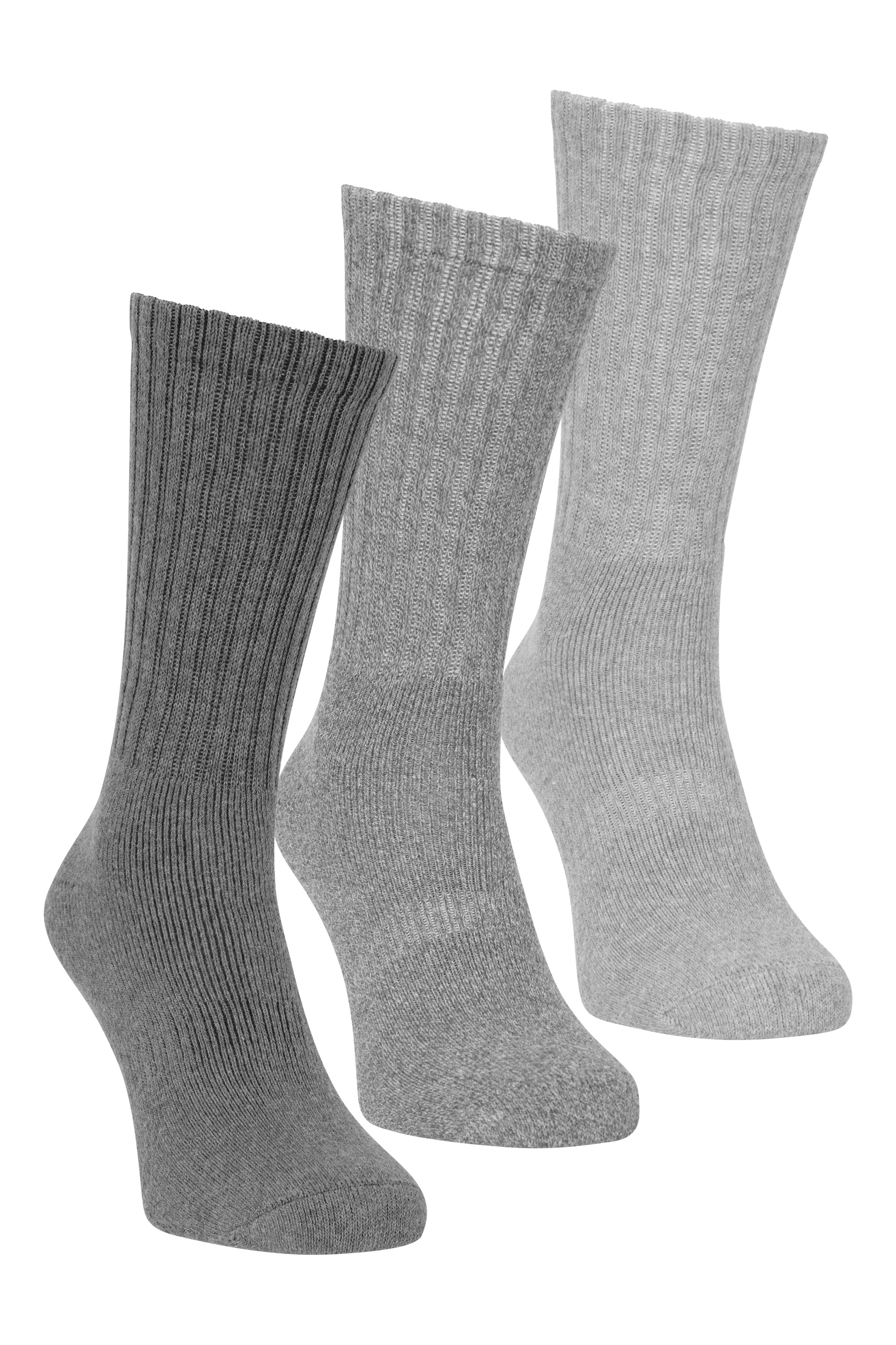 Outdoor Mens Walking Socks 3-pack - Grey