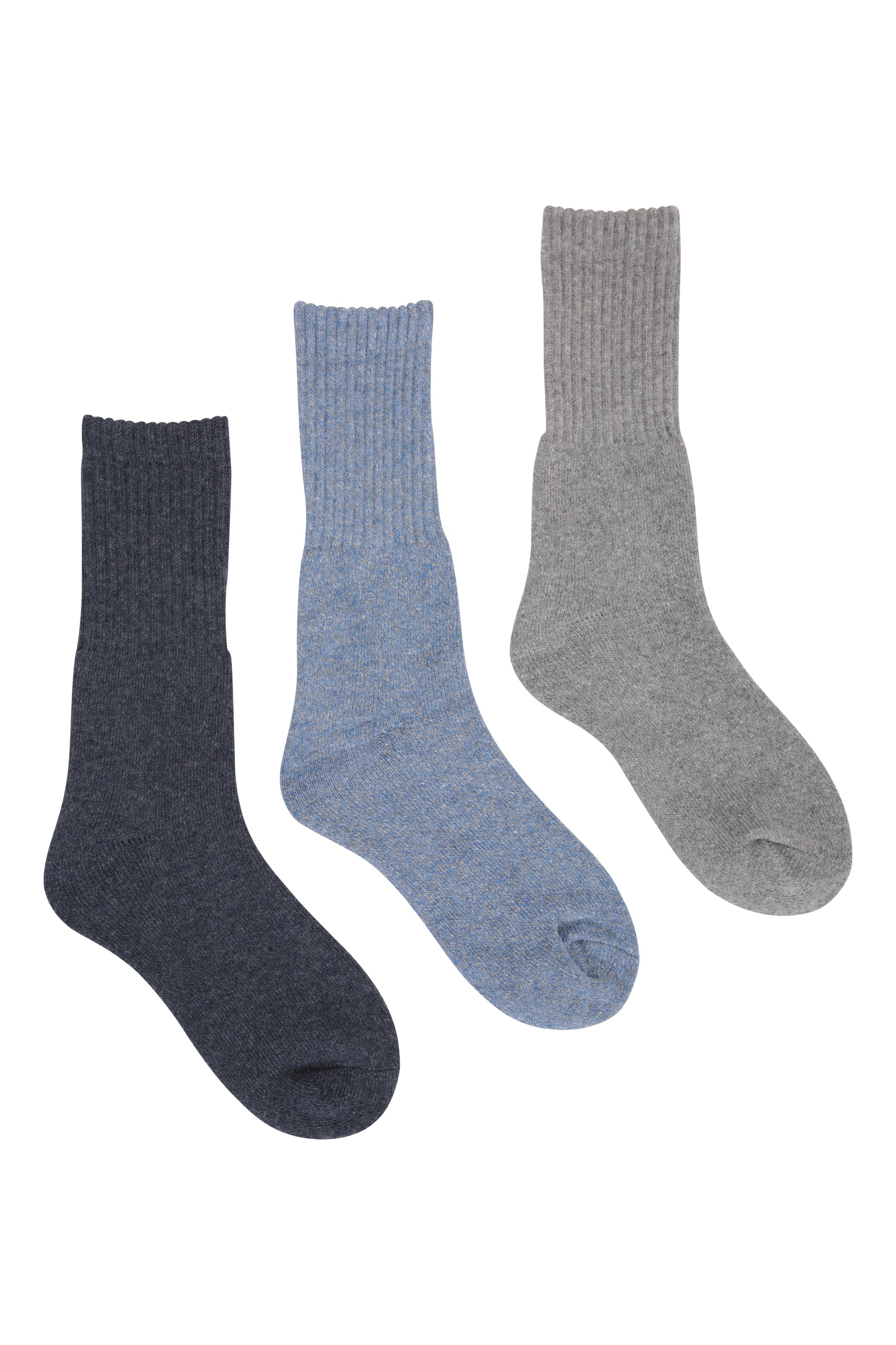 Outdoor Womens Walking Socks 3-pack - Blue