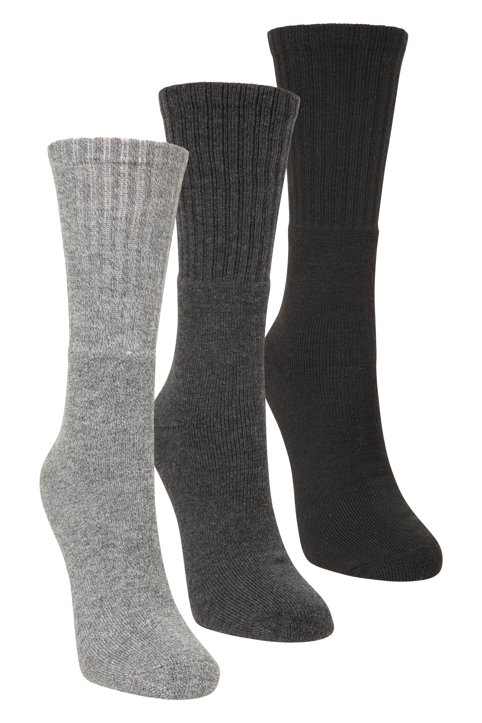 Outdoor Womens Walking Socks 3-pack - Grey