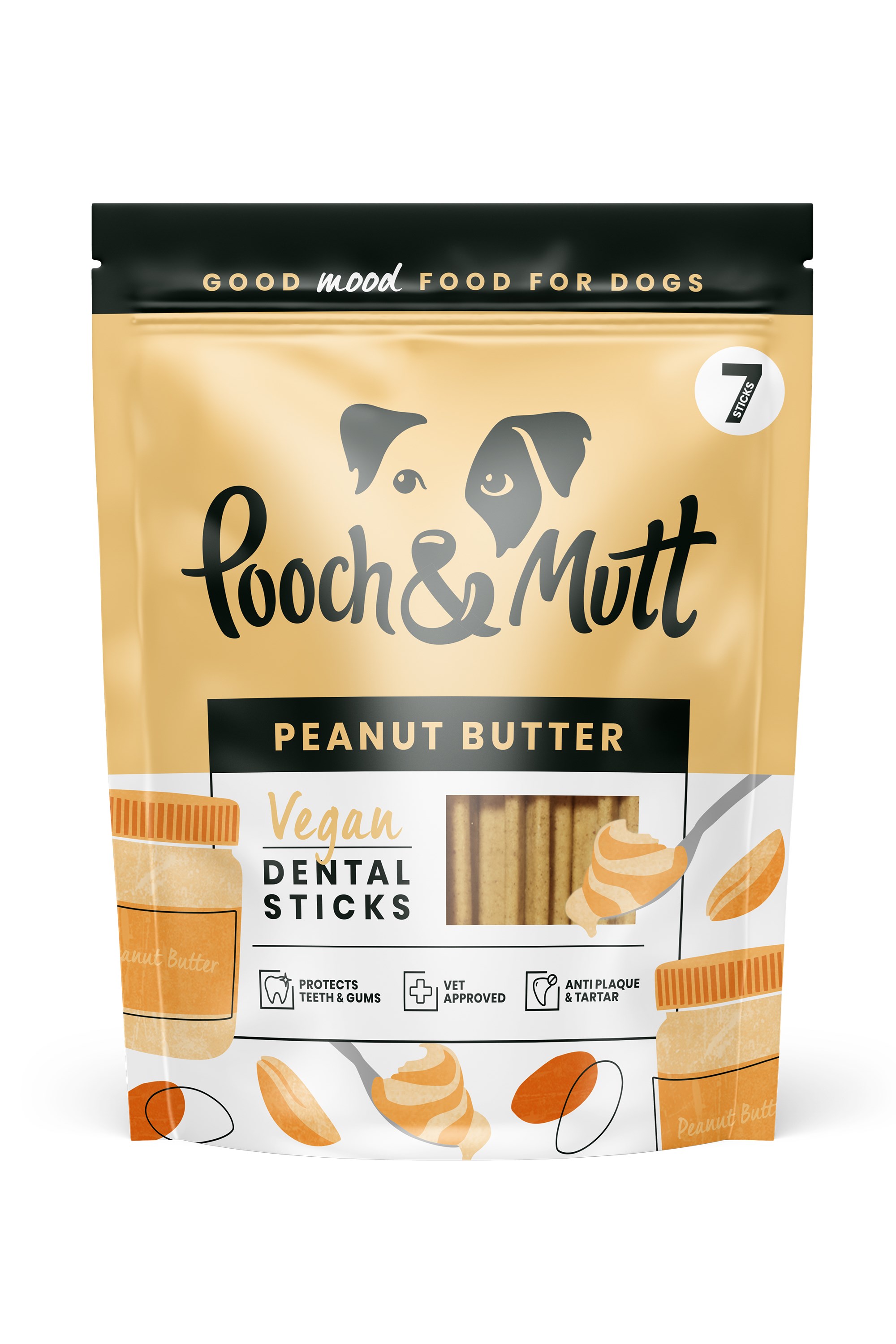 Peanut Butter Dental Sticks For Dogs 251g -
