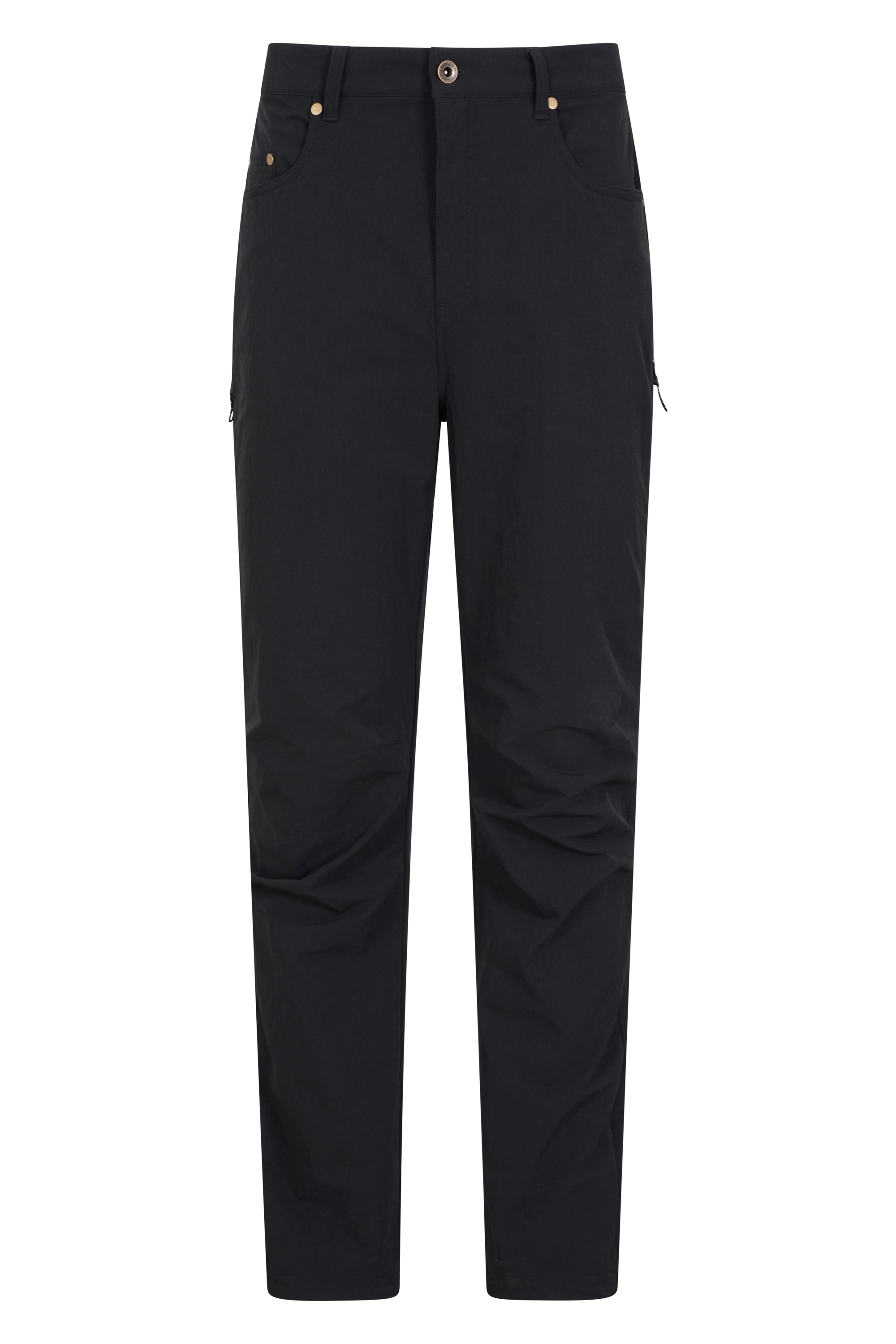 Anthracite Mens Outdoor Trousers - Short Length - Black