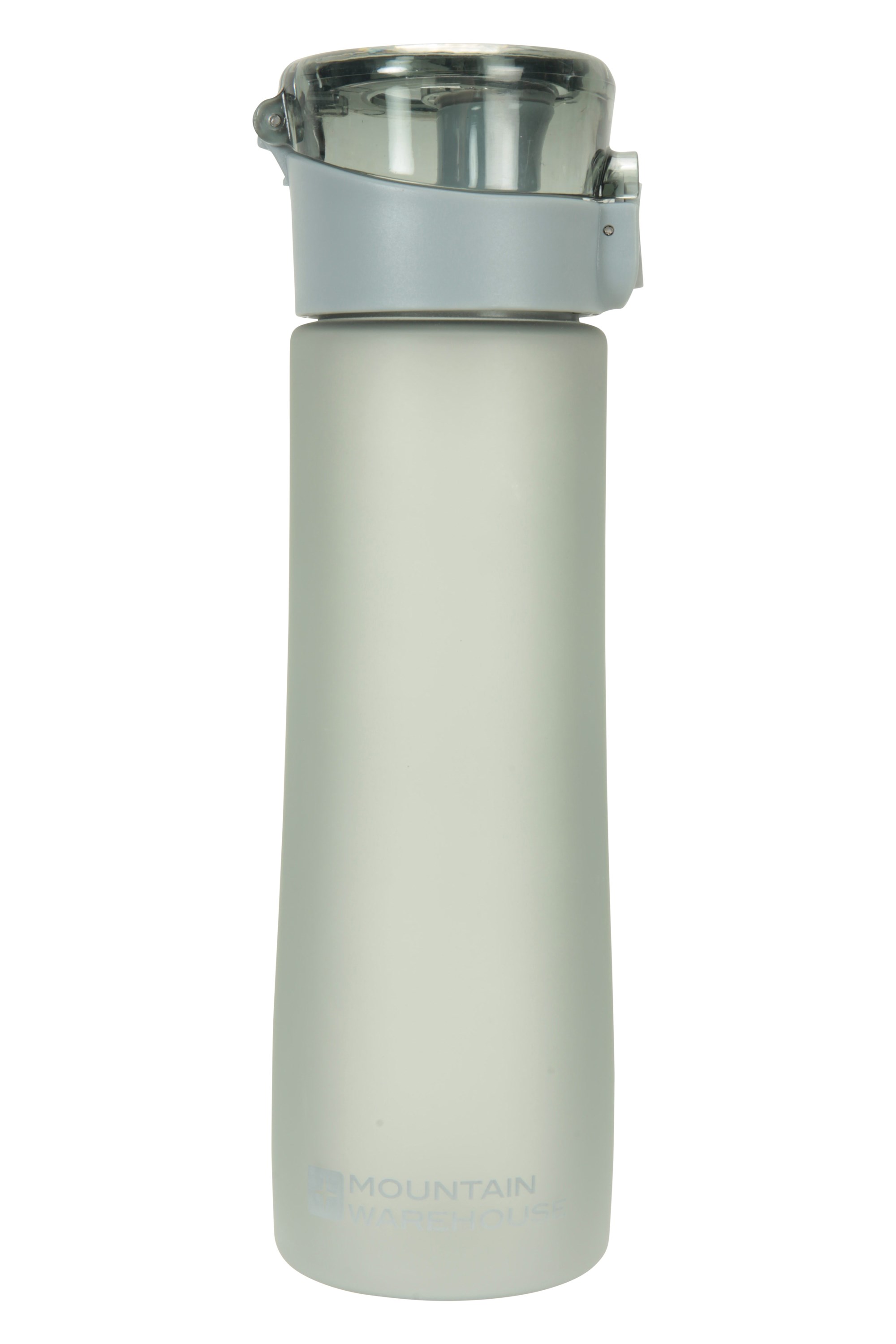 Push Lid Water Bottle With Handle - 650ml - Grey