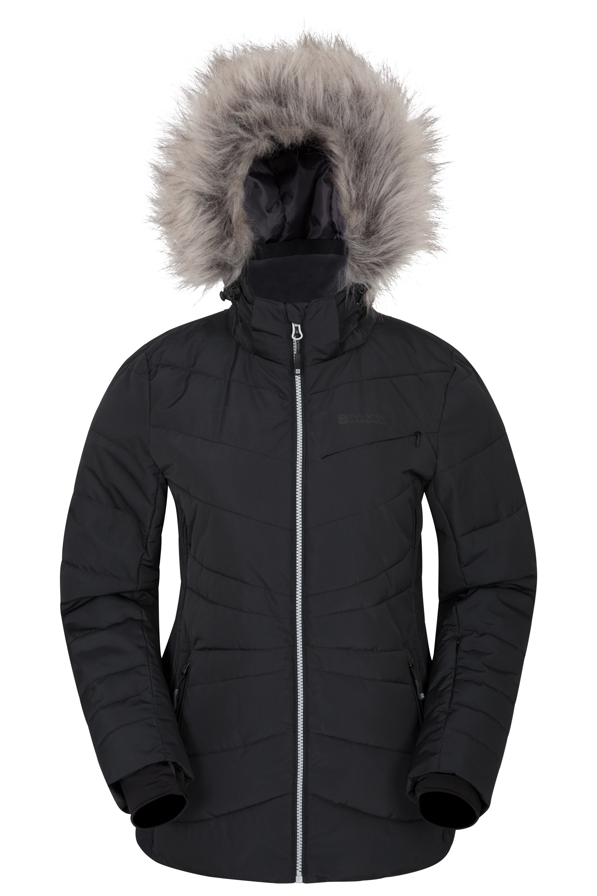 Arctic Air Womens Padded Ski Jacket - Dark Grey