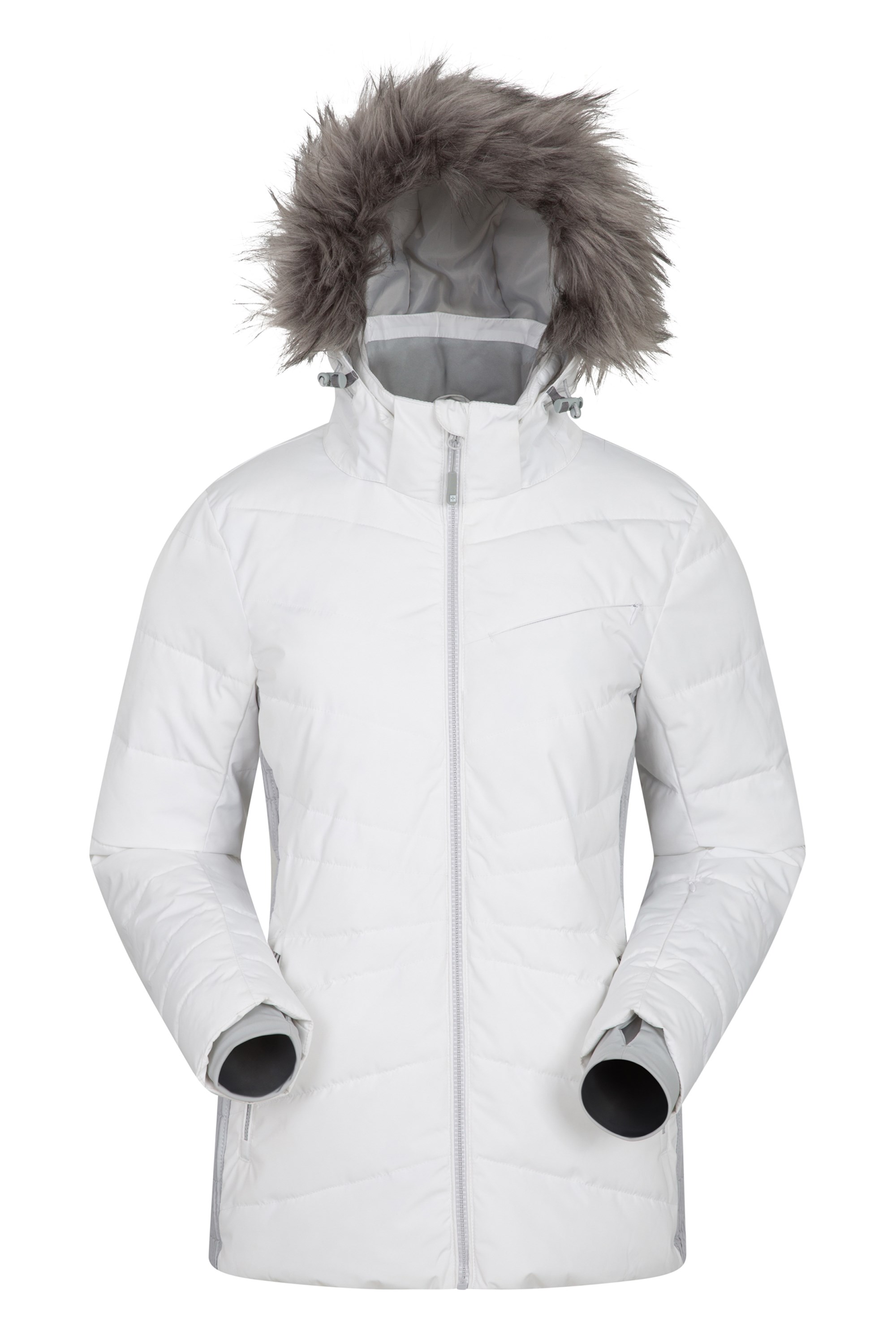 Arctic Air Womens Padded Ski Jacket - White