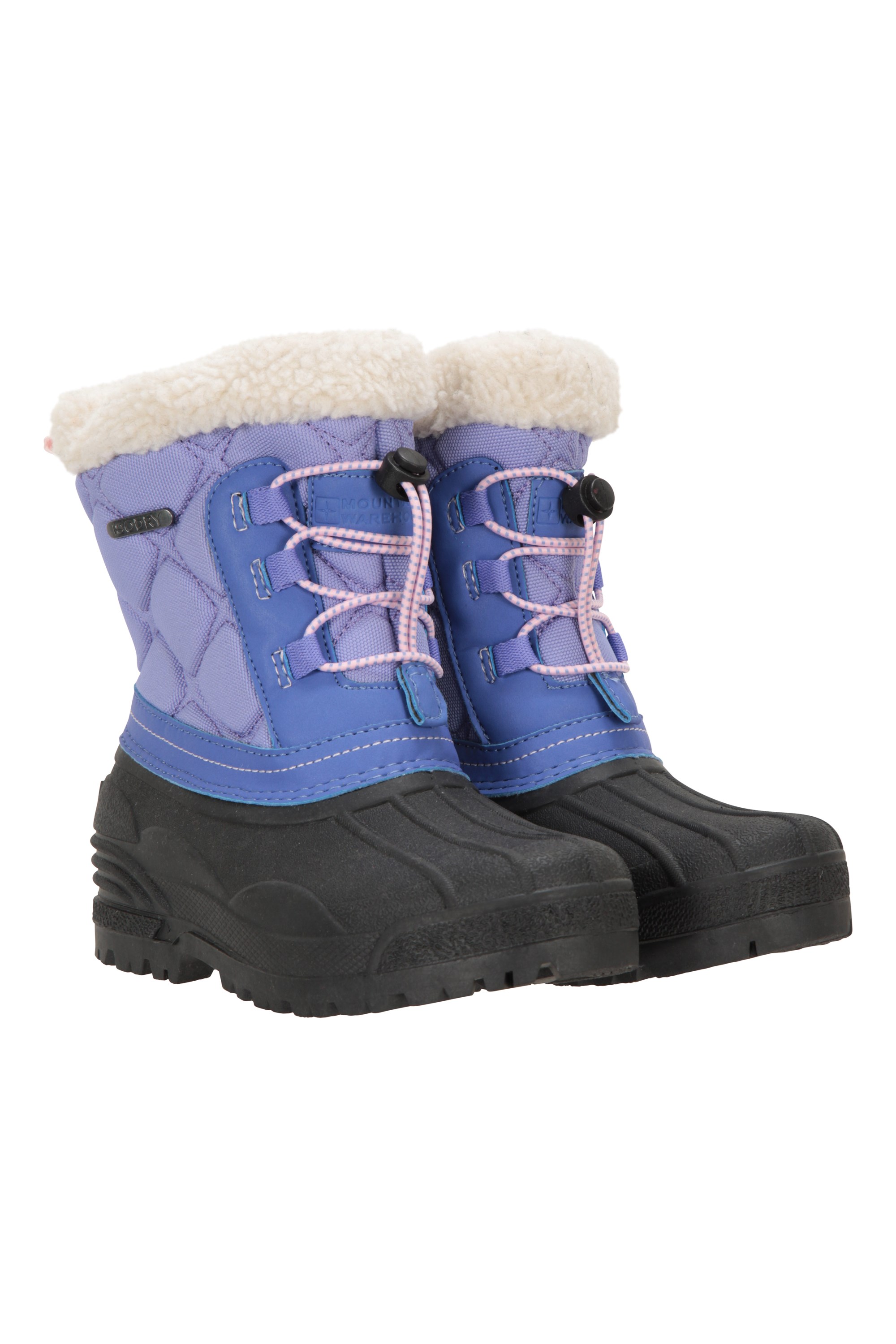 Arctic Kids Trim Waterproof Snow Boots - Purple