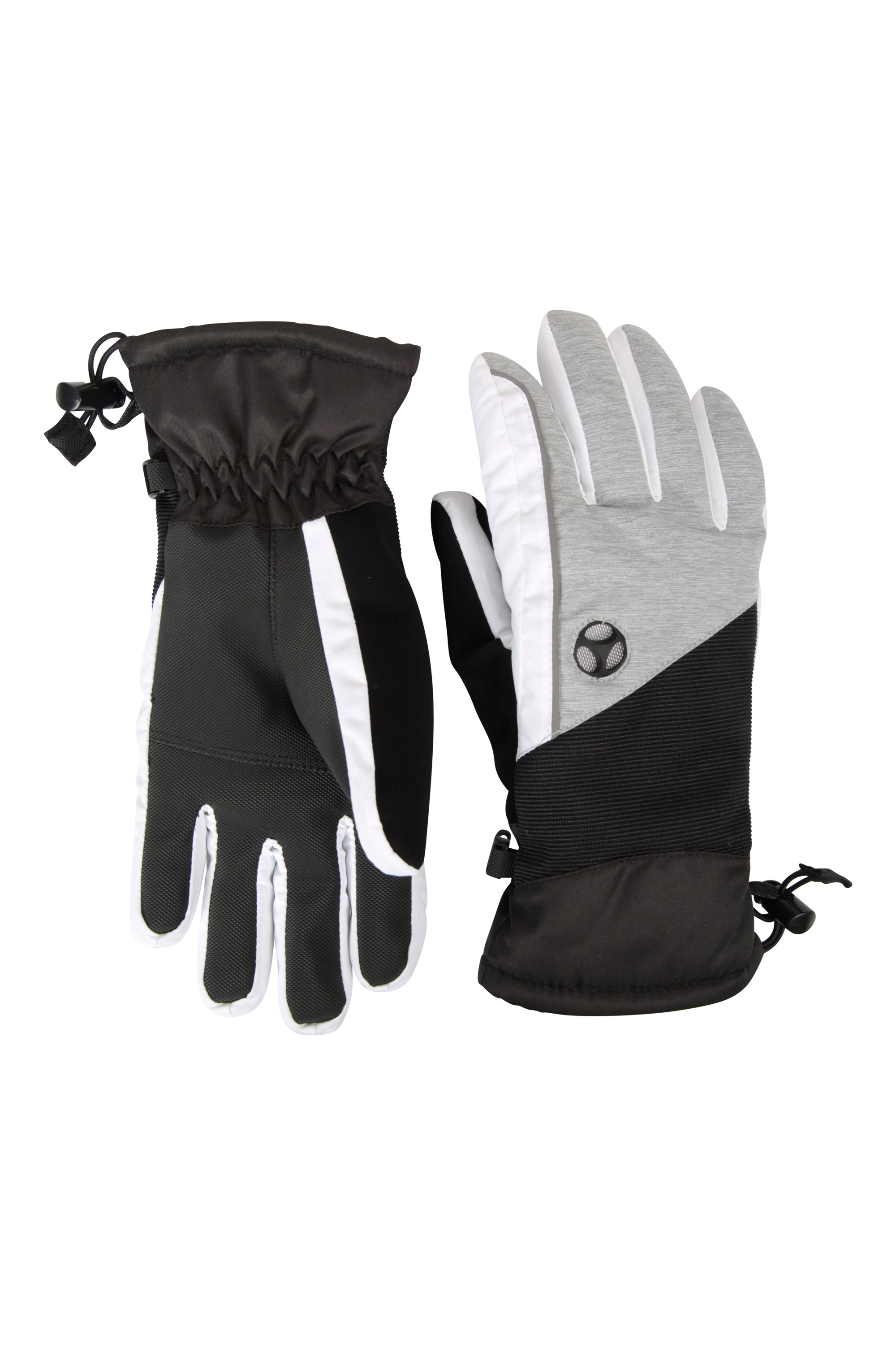 Slalom Womens Ski Gloves - Grey
