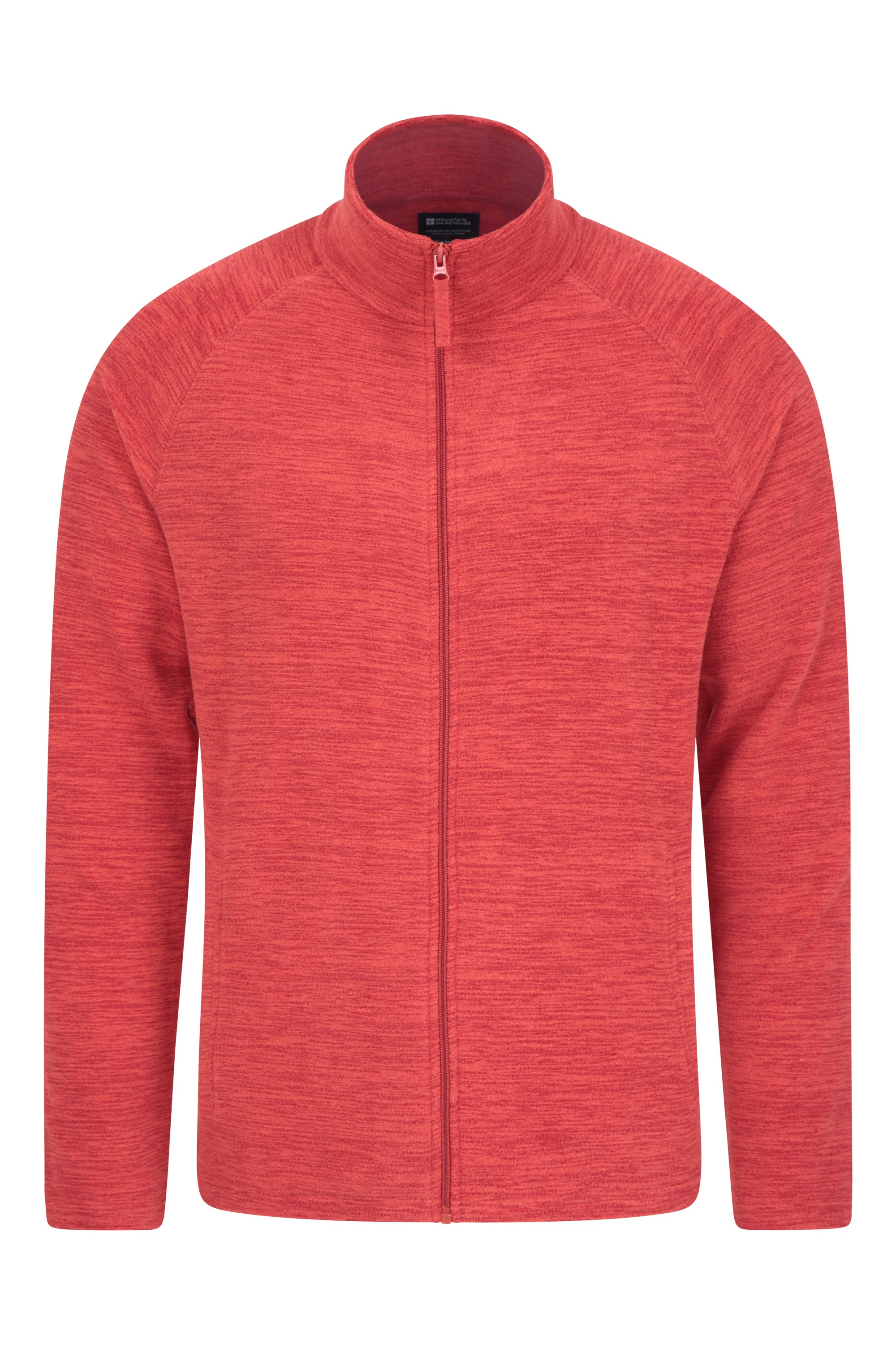 Snowdon Ii Mens Full-zip Fleece Jacket - Red