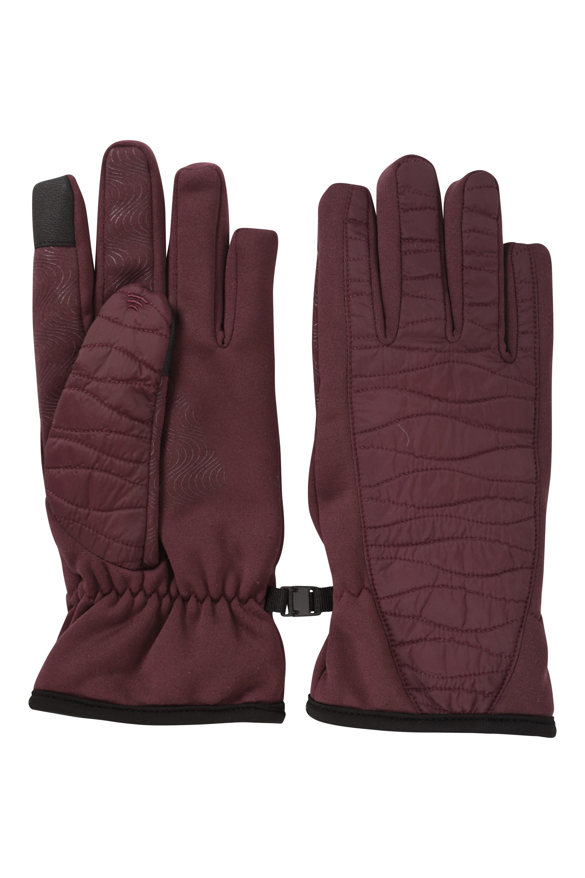 Spray Womens Panelled Gloves - Purple