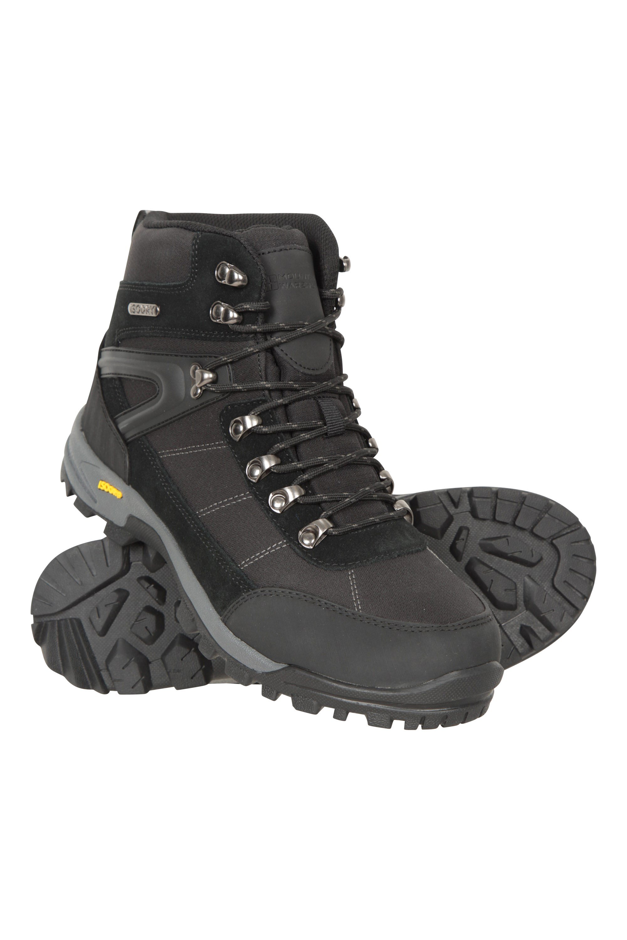 Storm Extreme Mens Isogrip Waterproof Hiking Boots - Black