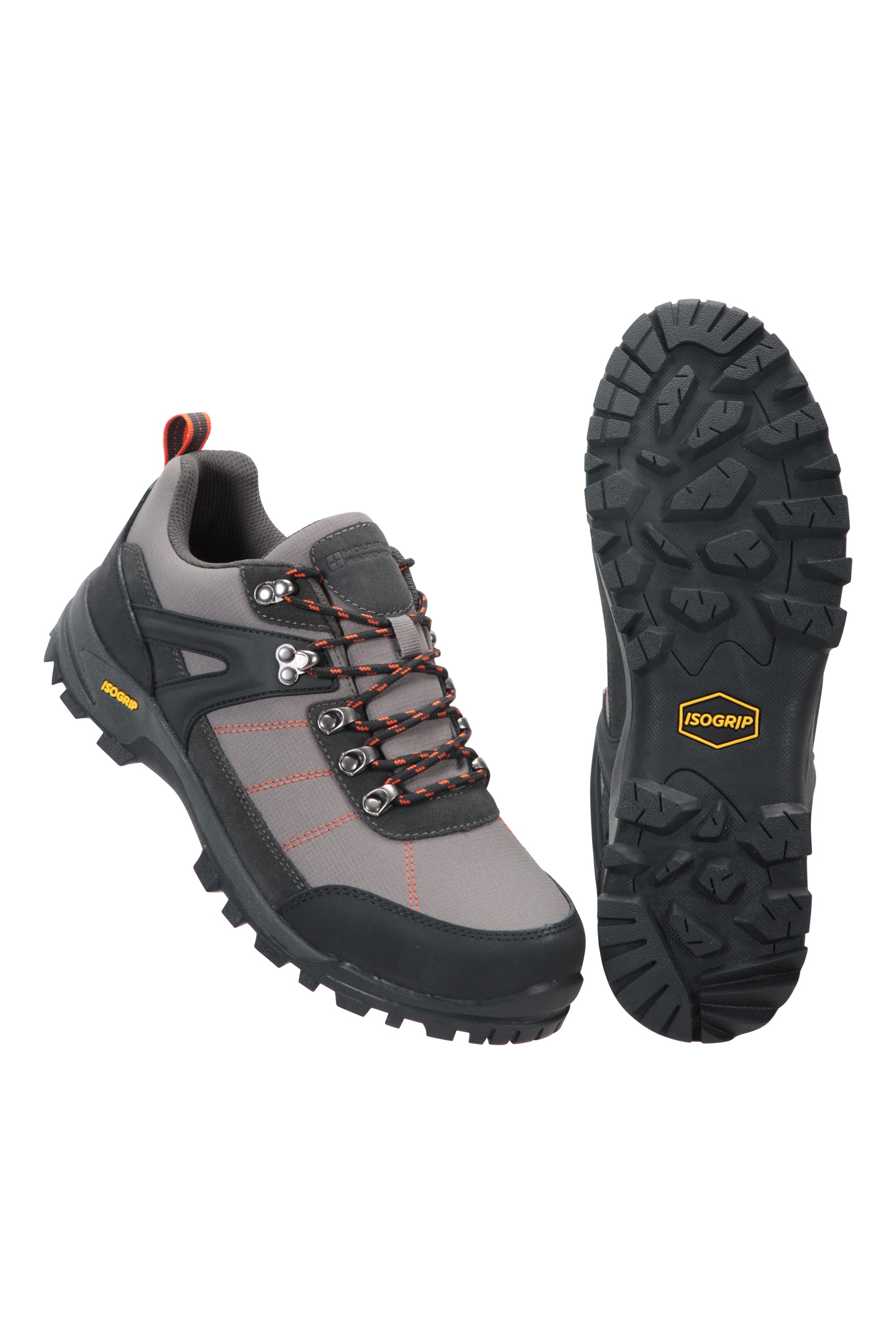Storm Mens Waterproof Isogrip Walking Shoes - Grey