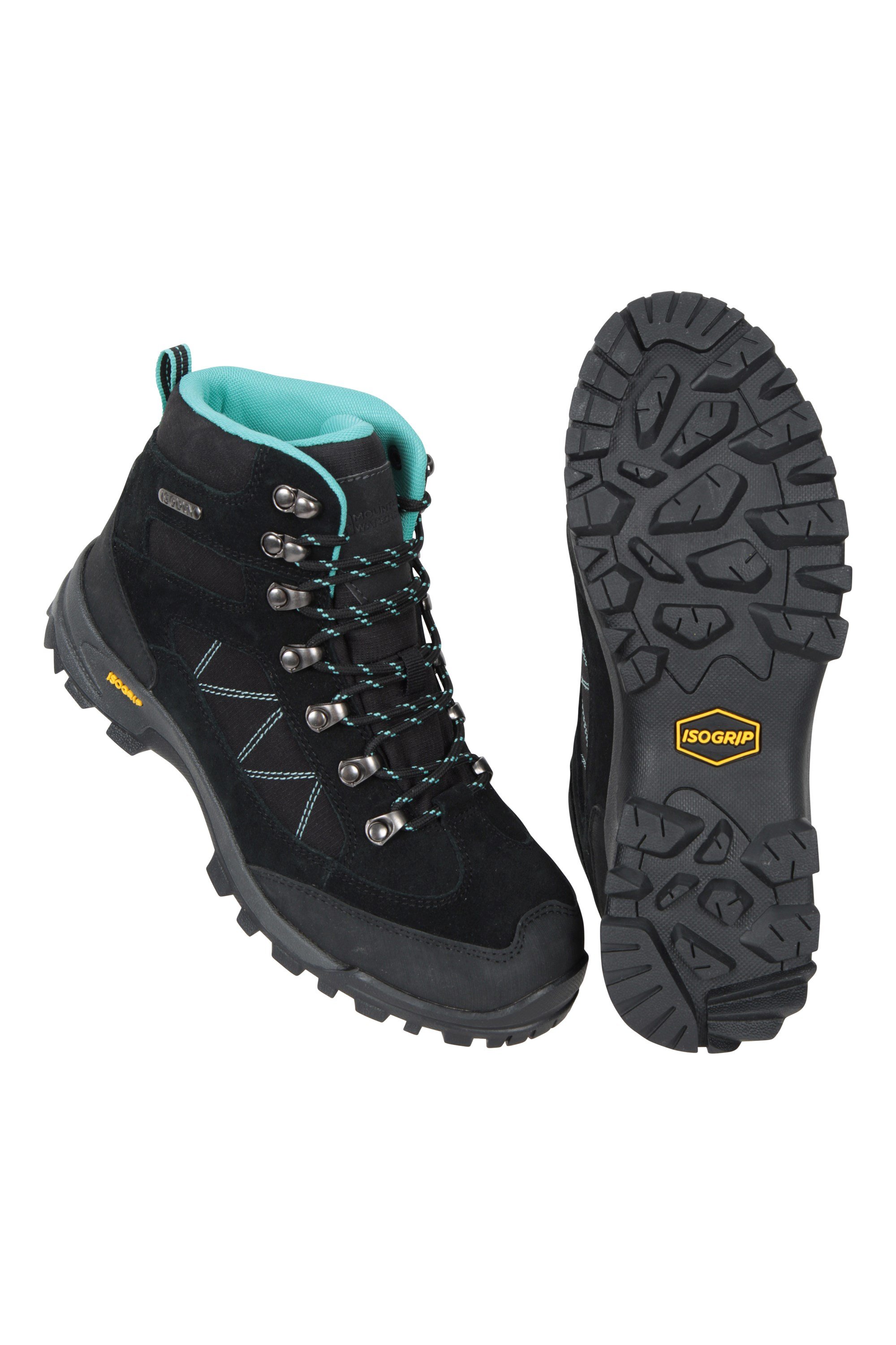 Storm Womens Isogrip Waterproof Hiking Boots - Black