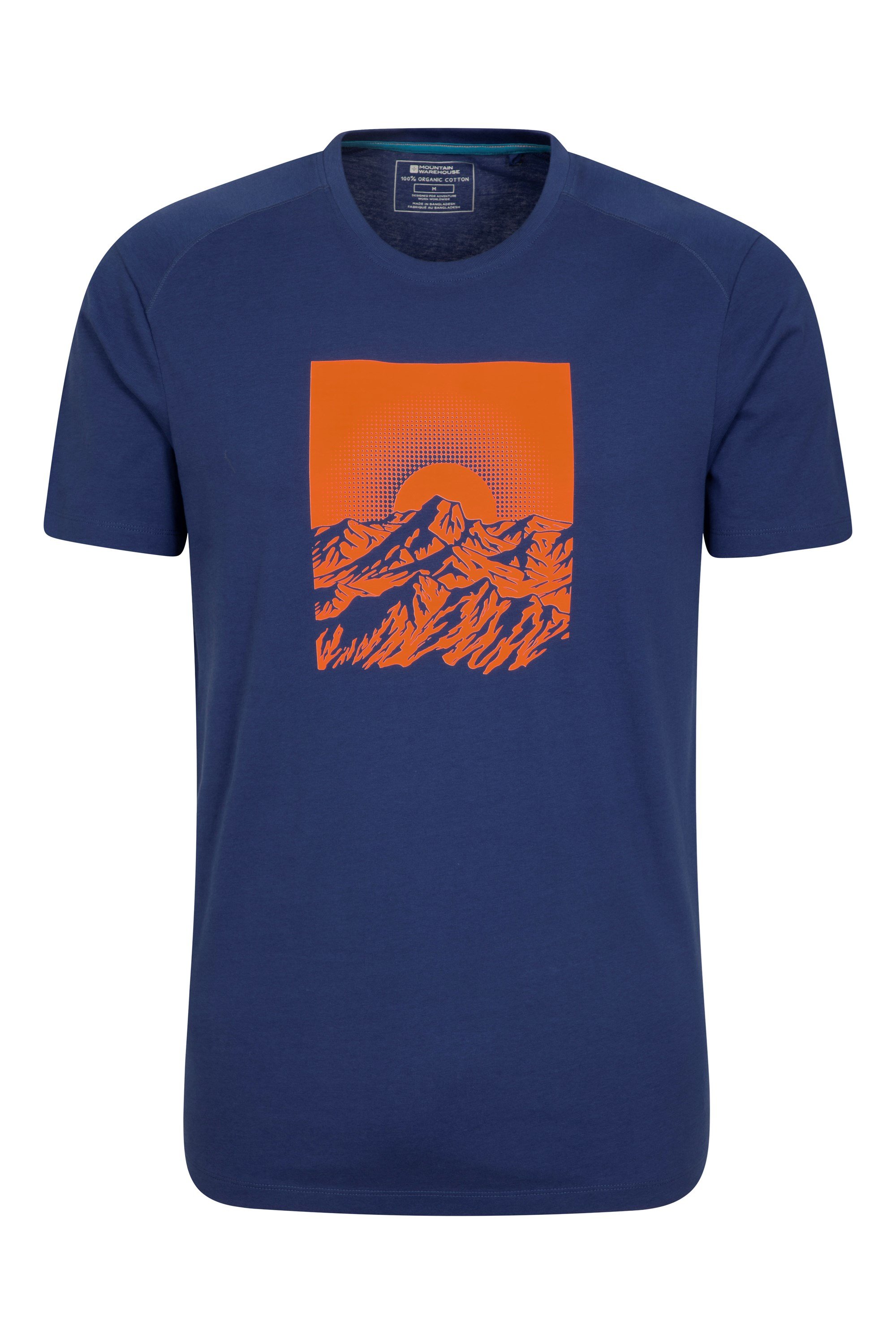 Sunrise Mens Organic T-shirt - Blue
