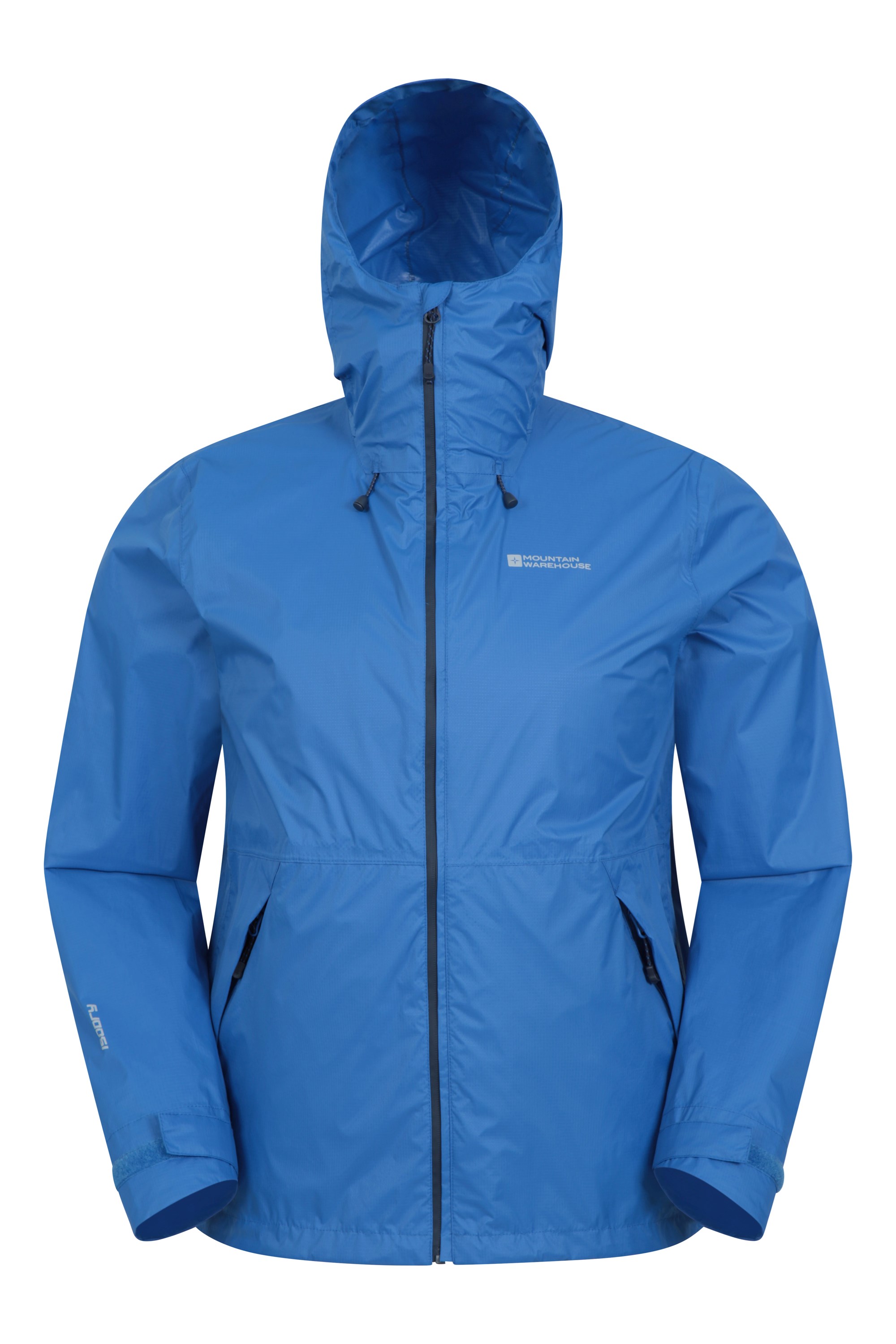 Swerve Mens Packaway Waterproof Jacket - Blue
