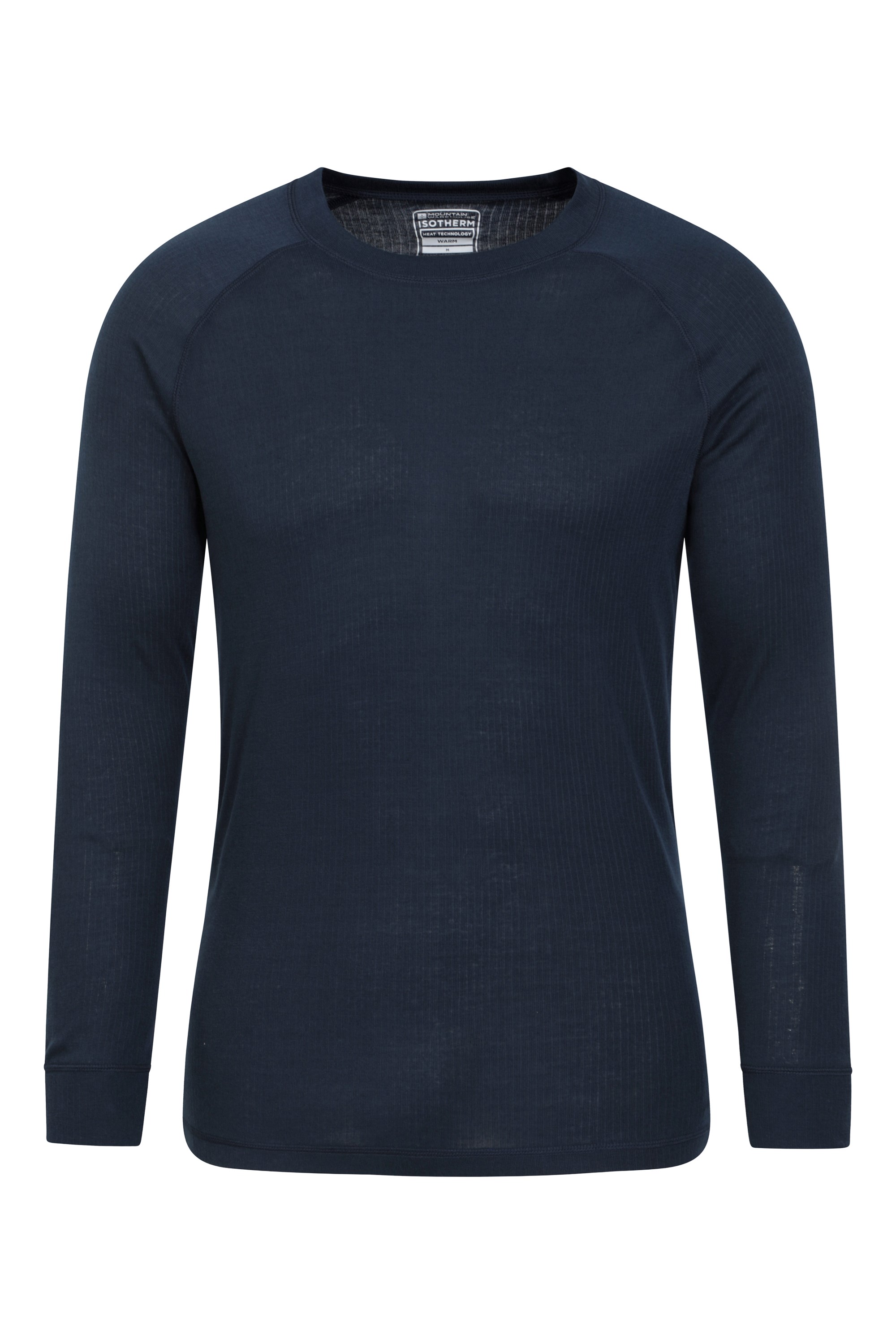Talus Mens Long Sleeved Round Neck Top - Blue