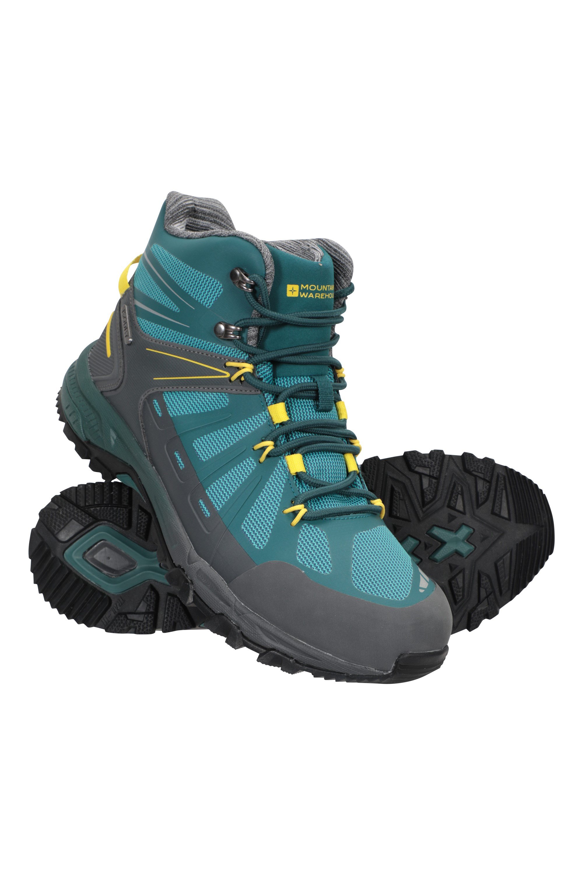 Terrain Trekker Mens Waterproof Boots - Green
