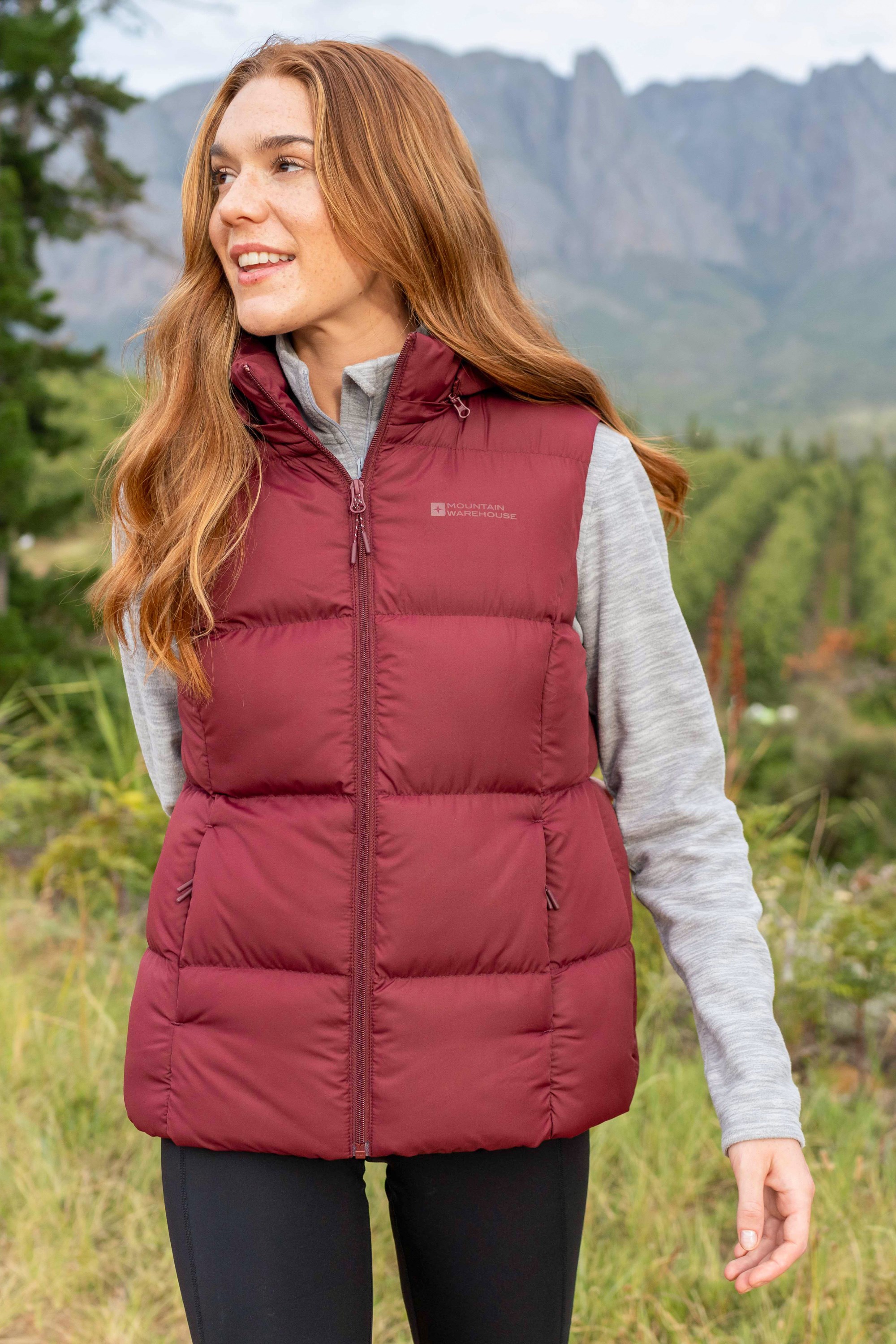 Astral Ii Womens Padded Gilet - Red