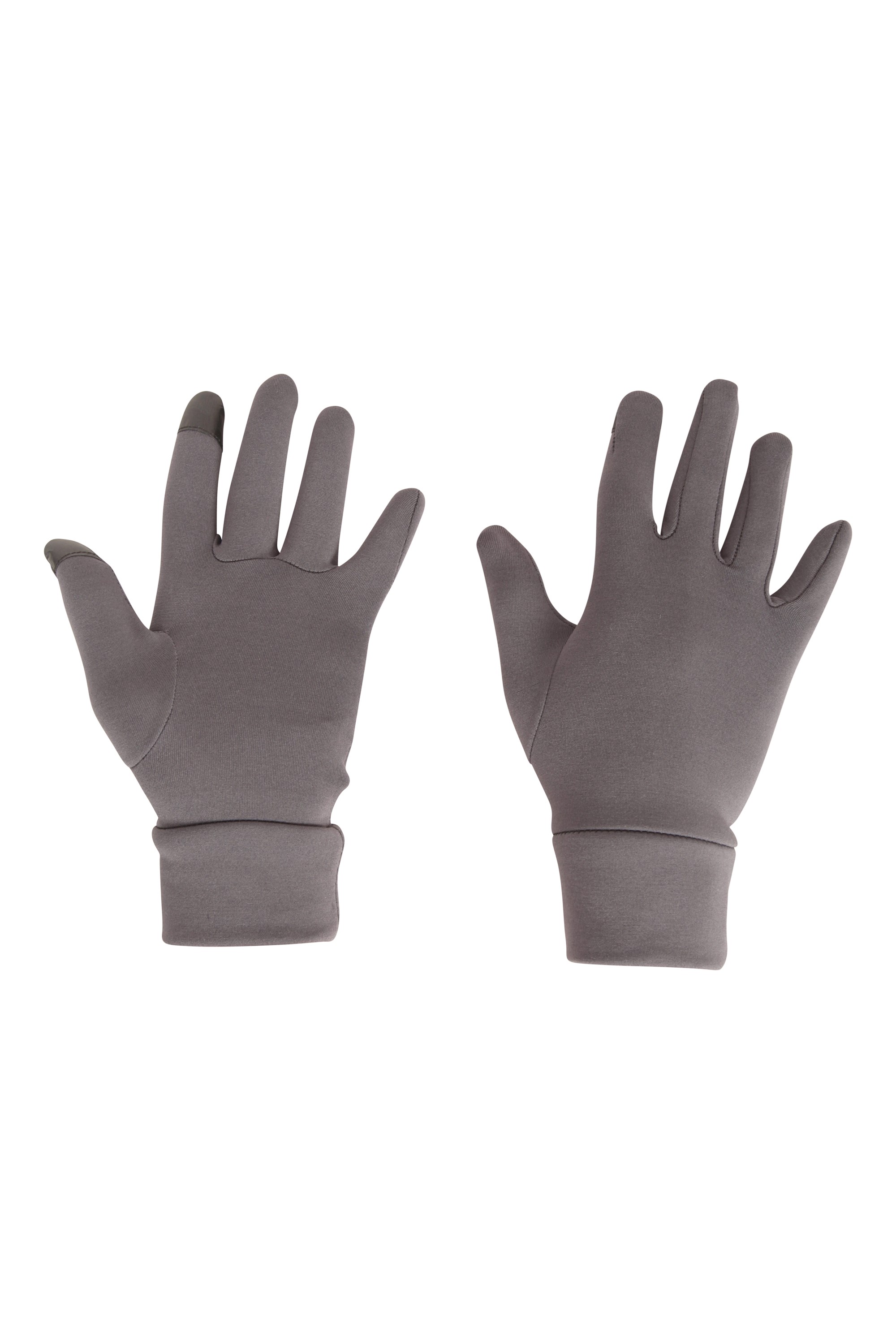 Touch Screen Liner Gloves - Grey