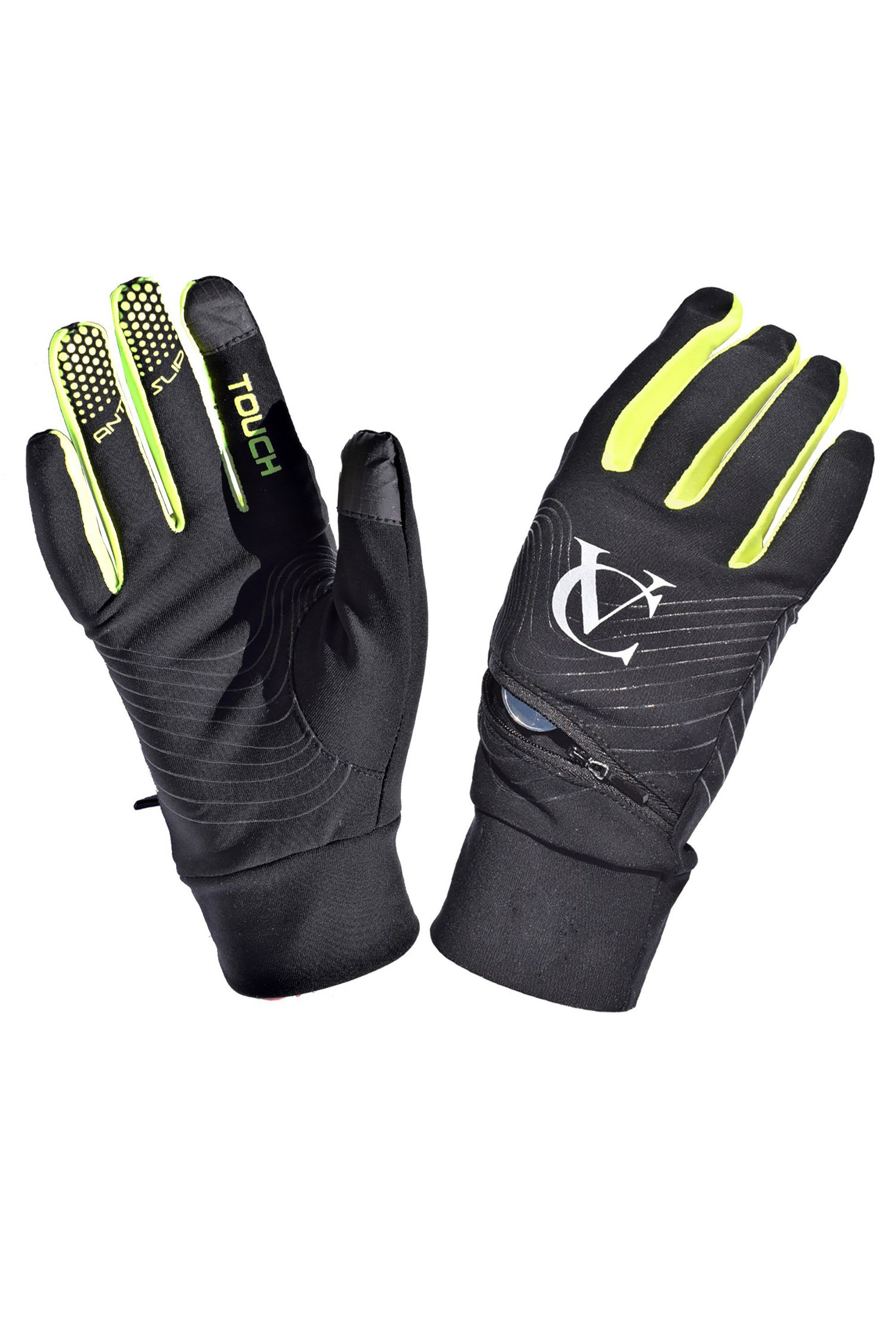 Touchscreen Windproof Gloves With Zip -