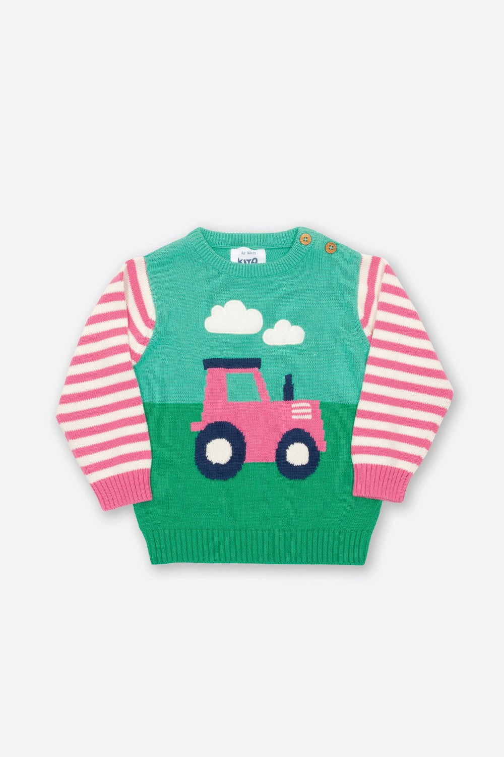 Tractor Baby/kids Organic Cotton Jumper -