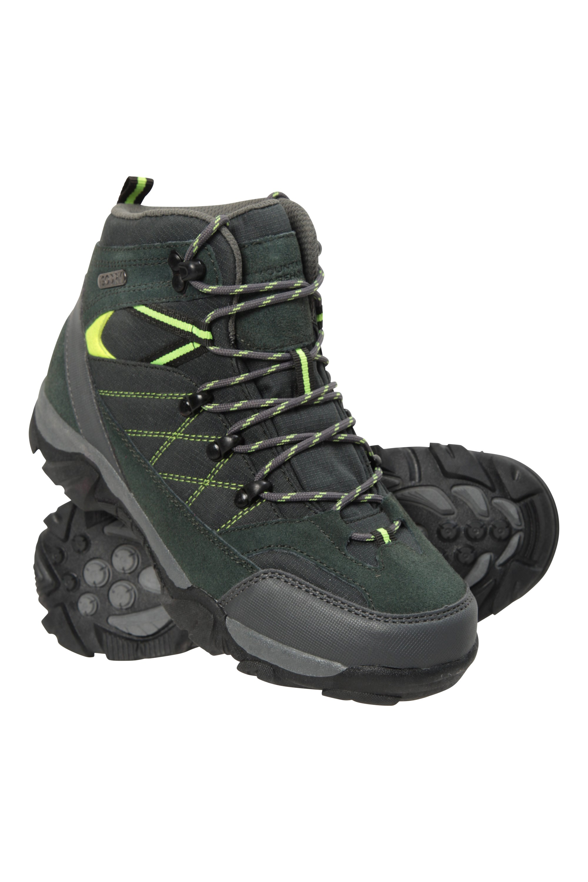 Trail Kids Waterproof Walking Boots - Green