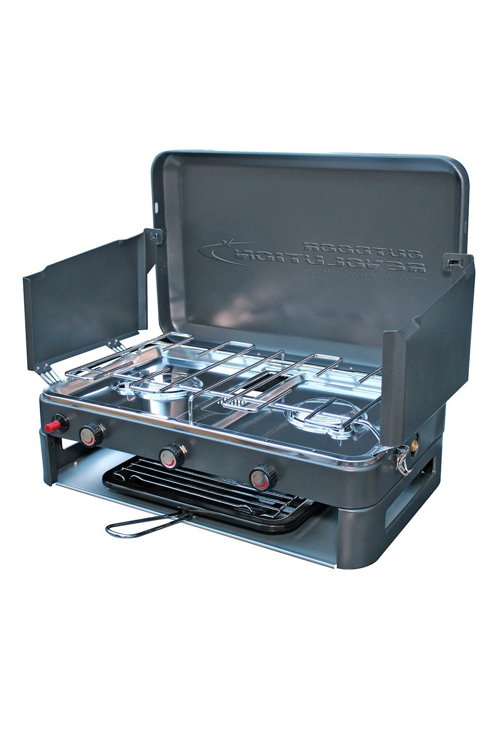 Twin Burner Gas StoveandGrill -