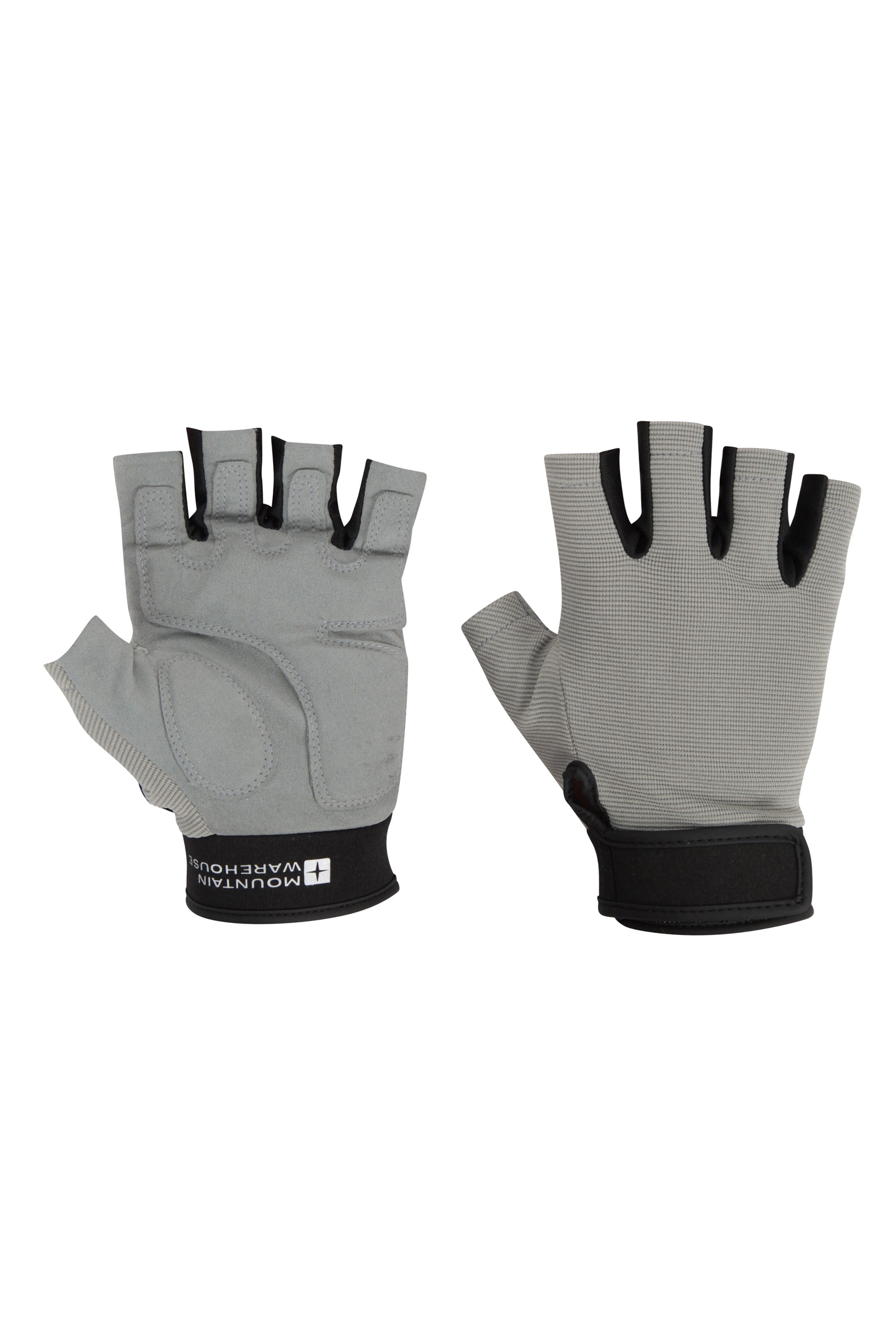 Universal Fingerless Fishing Gloves - Grey