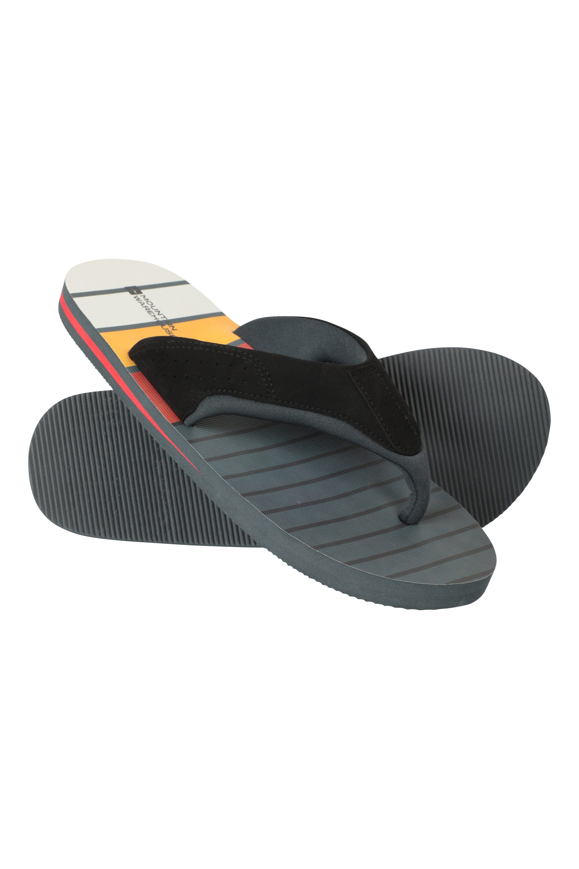 Vacation Recycled Printed Flip-flops - Grey