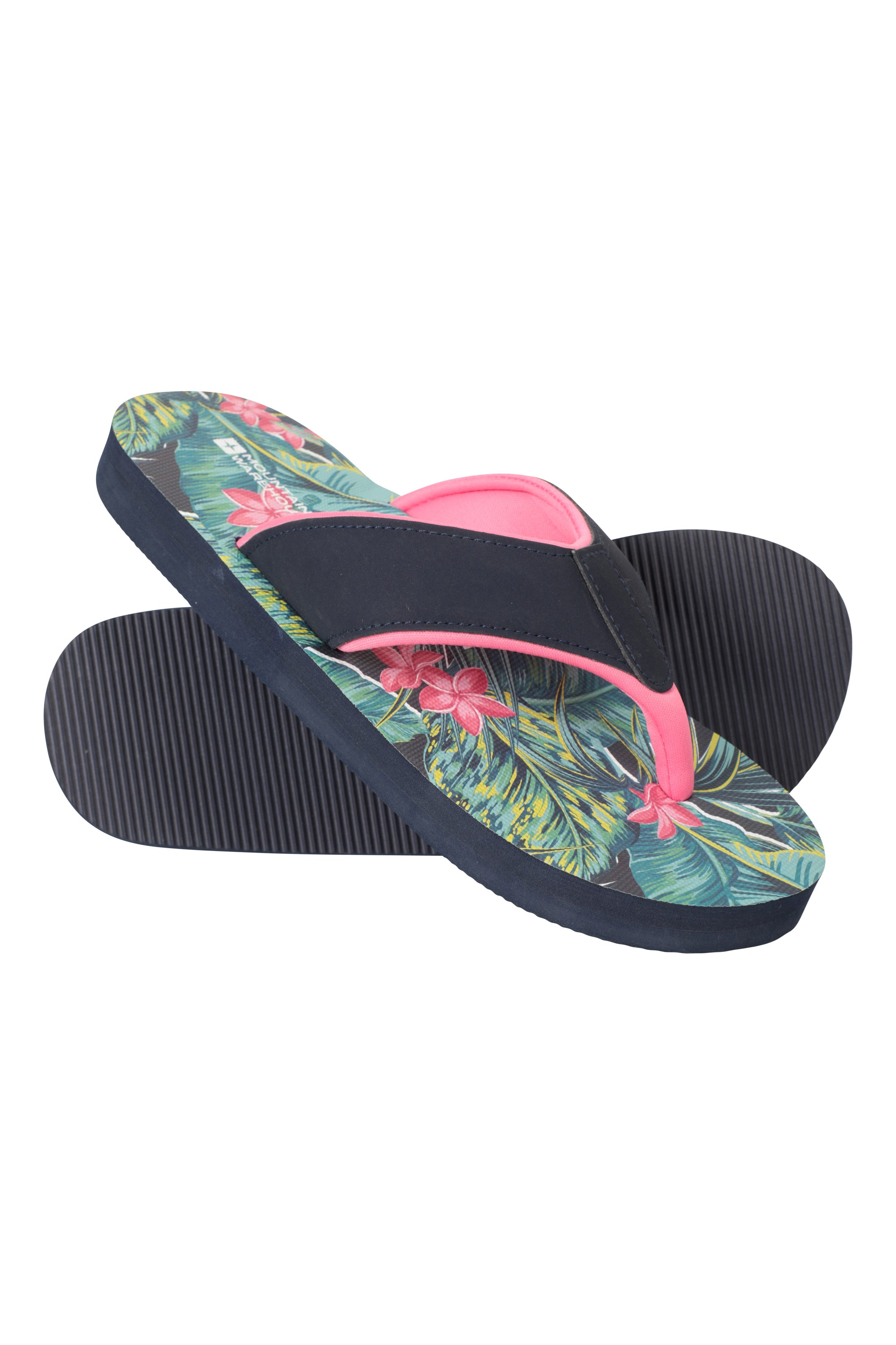 Vacation Recycled Printed Womens Flip-flops - Green