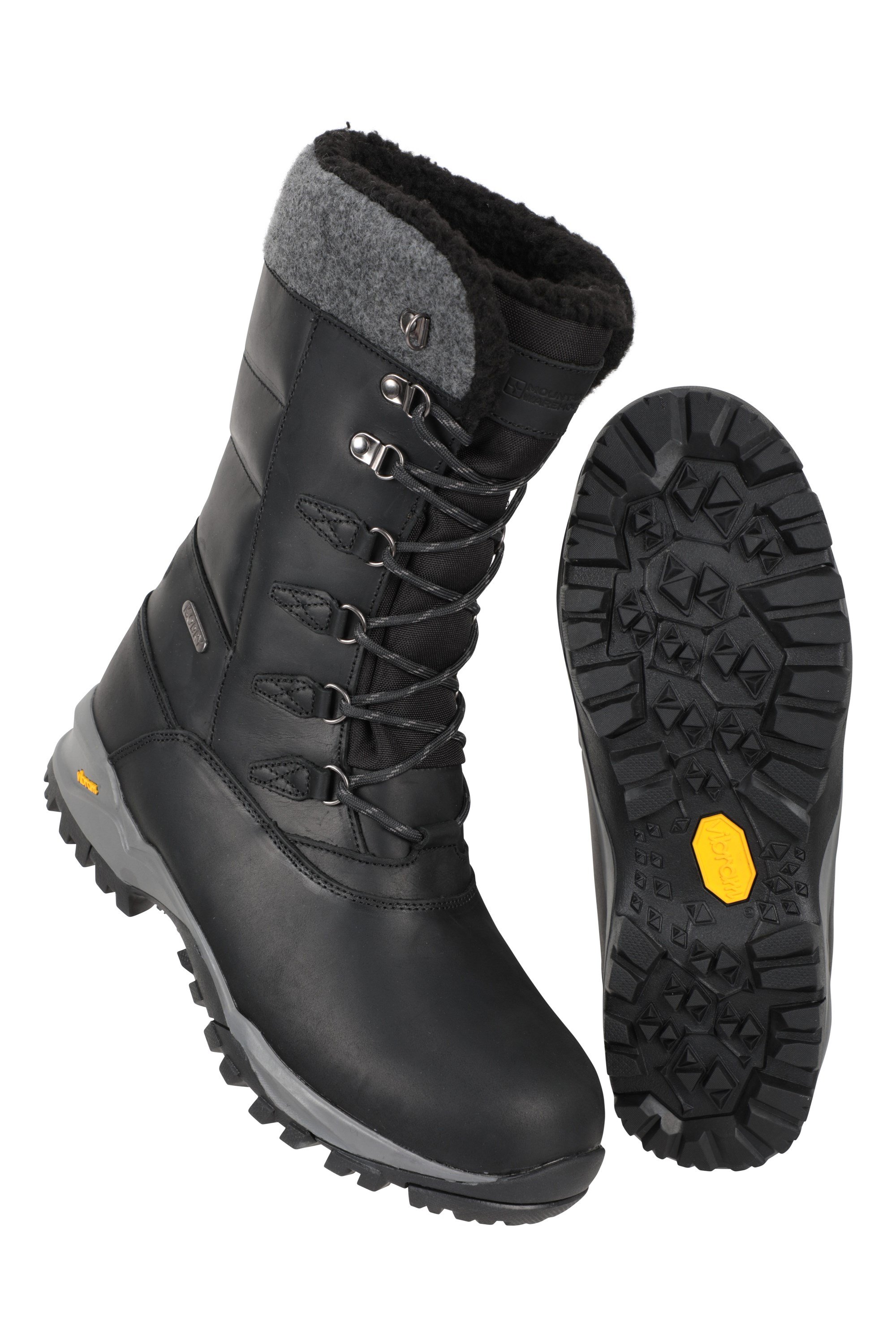 Vostock Extreme Mens Vibram Snow Boots - Black