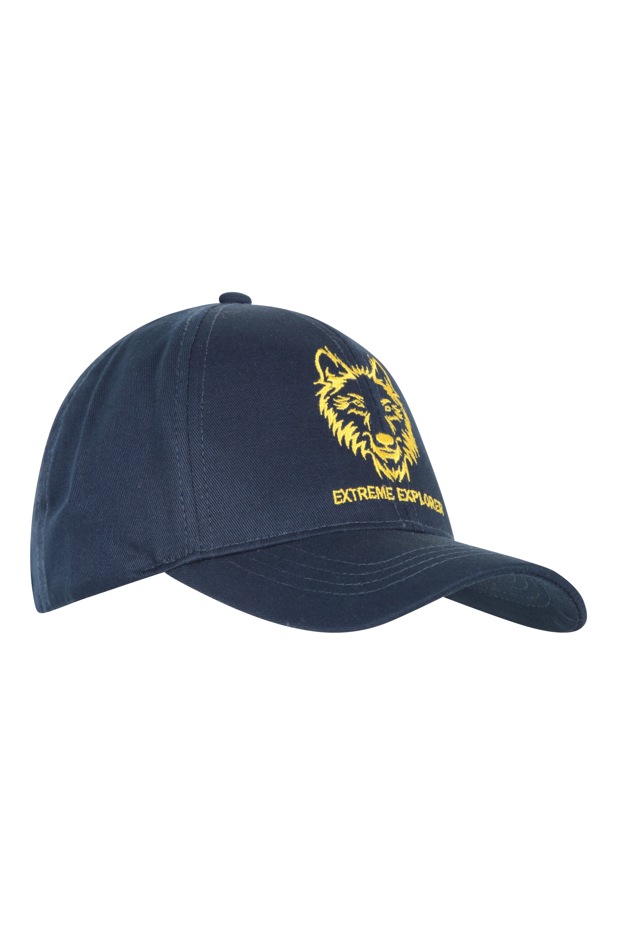Wolf Kids Embroidered Organic Cap - Navy