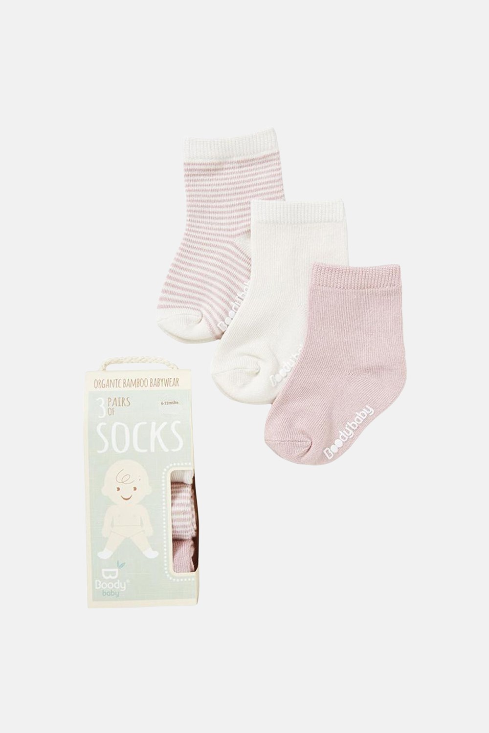 Baby Bamboo Socks 3-pack -