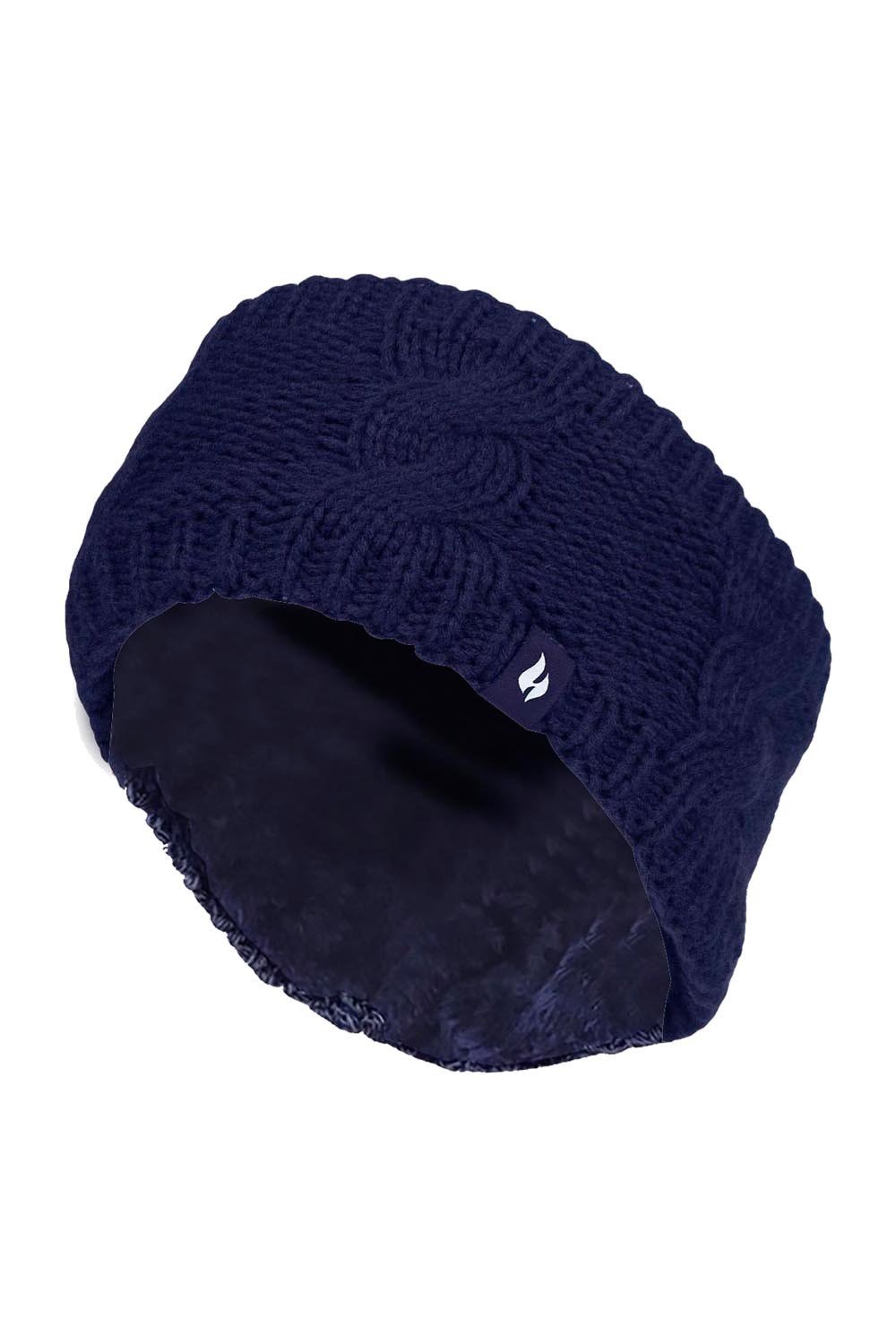 Womens Fleece Lined Thermal Ear Warmer Headband -
