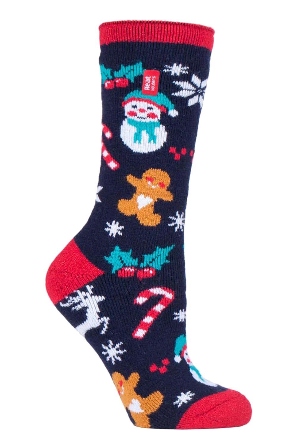 Womens Lite Thermal Christmas Socks -