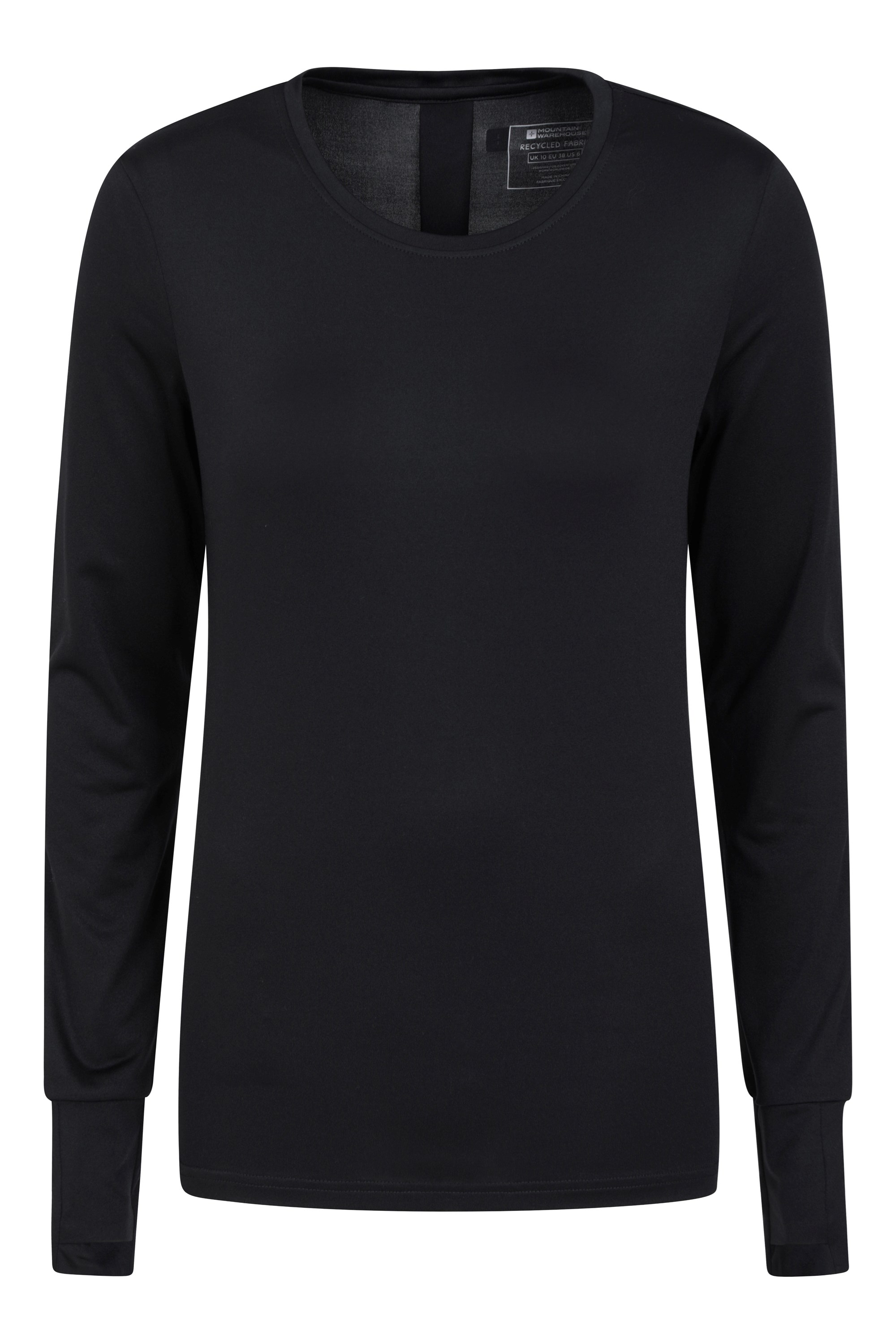 Womens Recycled Active Top - Black