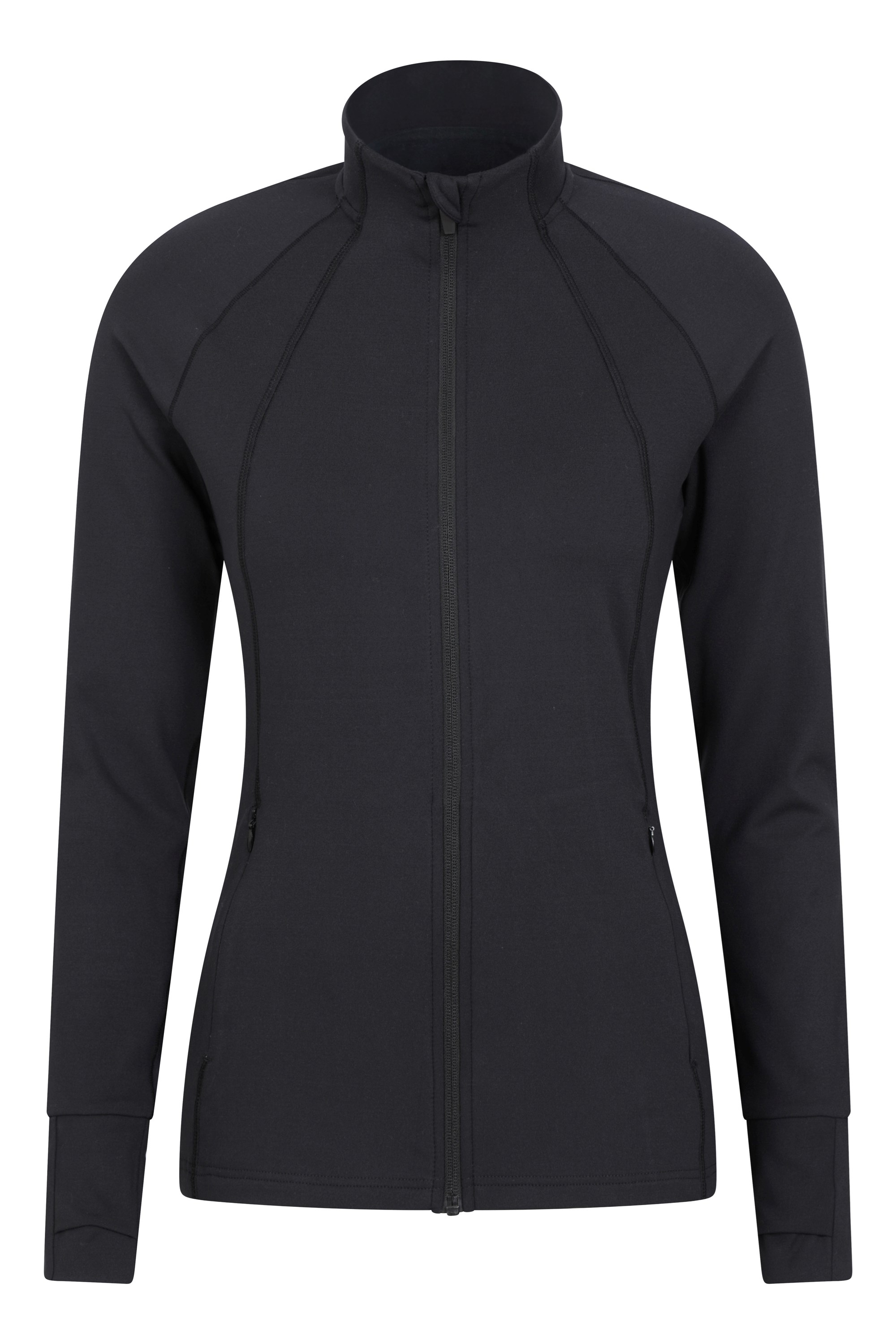 Womens Recycled Shaped Active Midlayer - Black