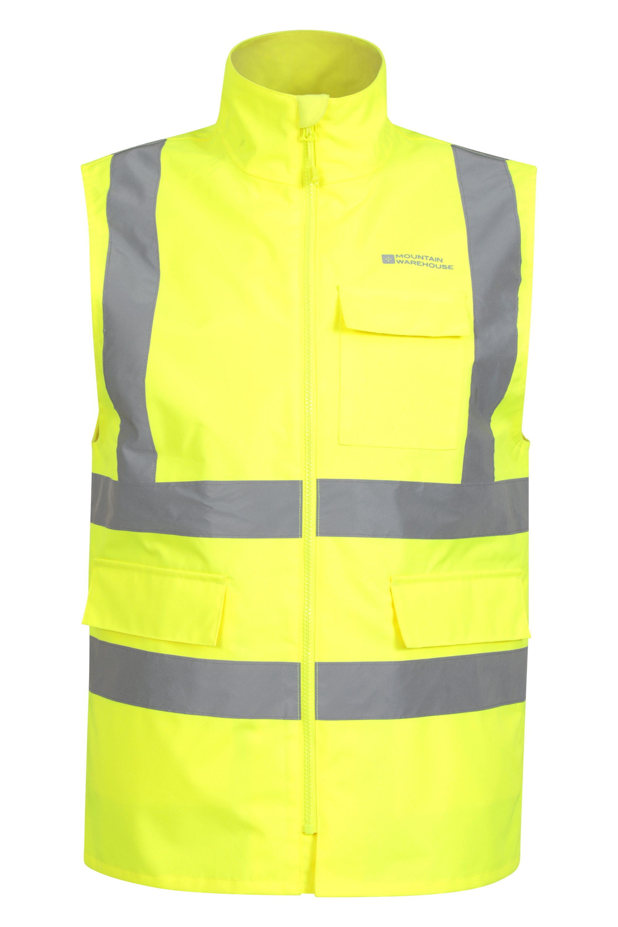 Workwear Waterproof Hi-vis Gilet - Yellow