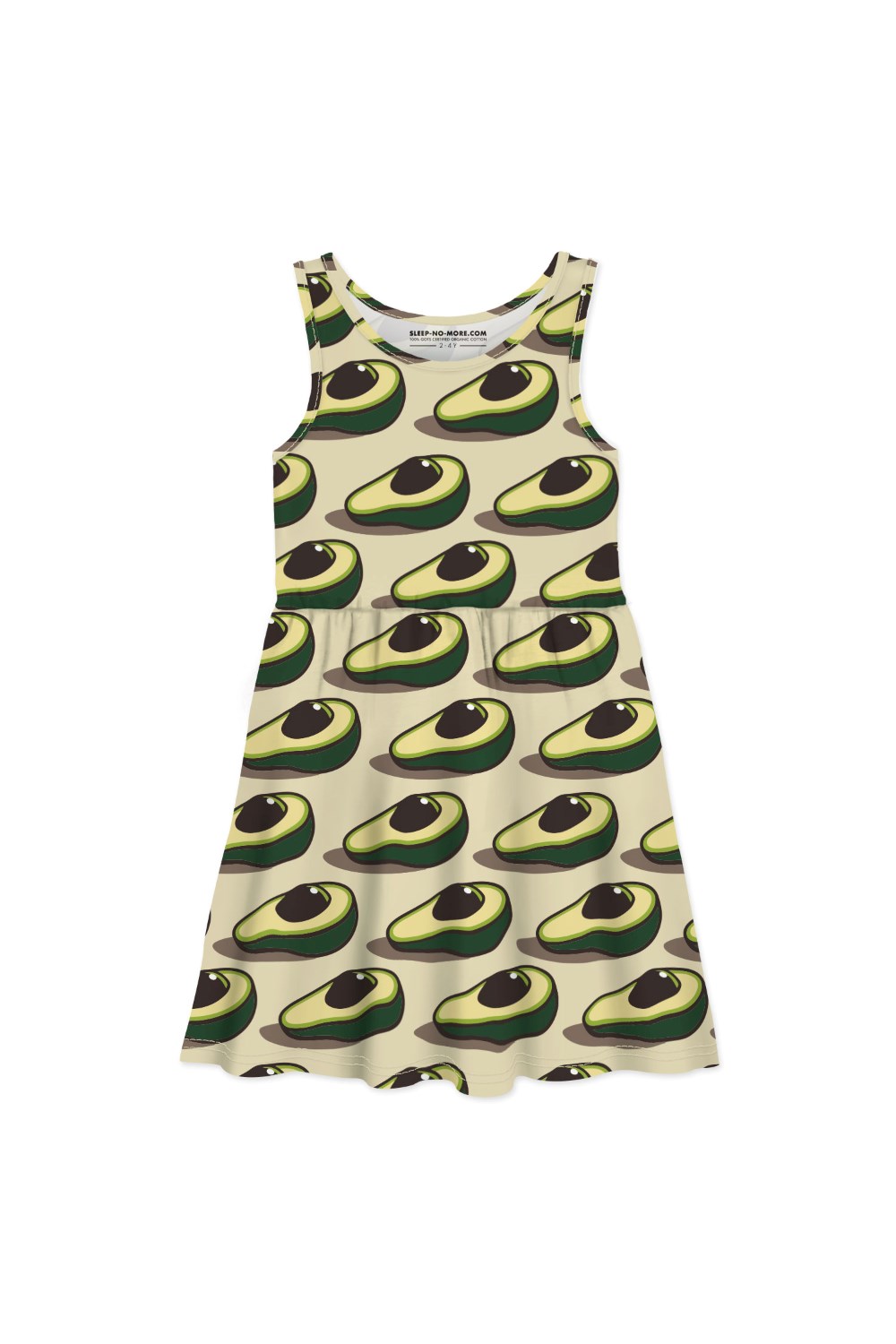 Youre The Avocado To My Toast Toddler Vest Dress -
